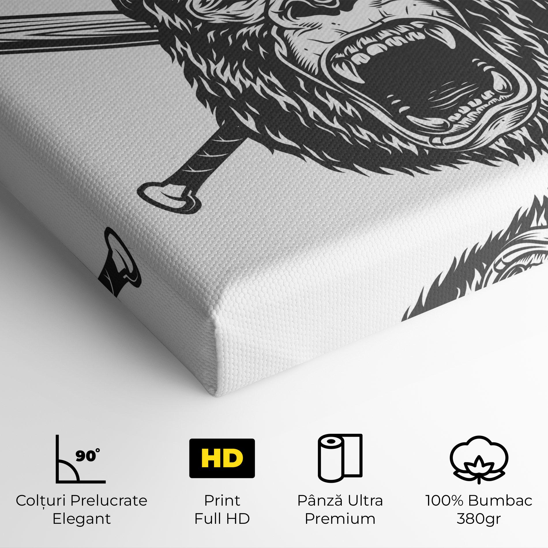 Tablou Canvas Baseball Gorilla mockup 4