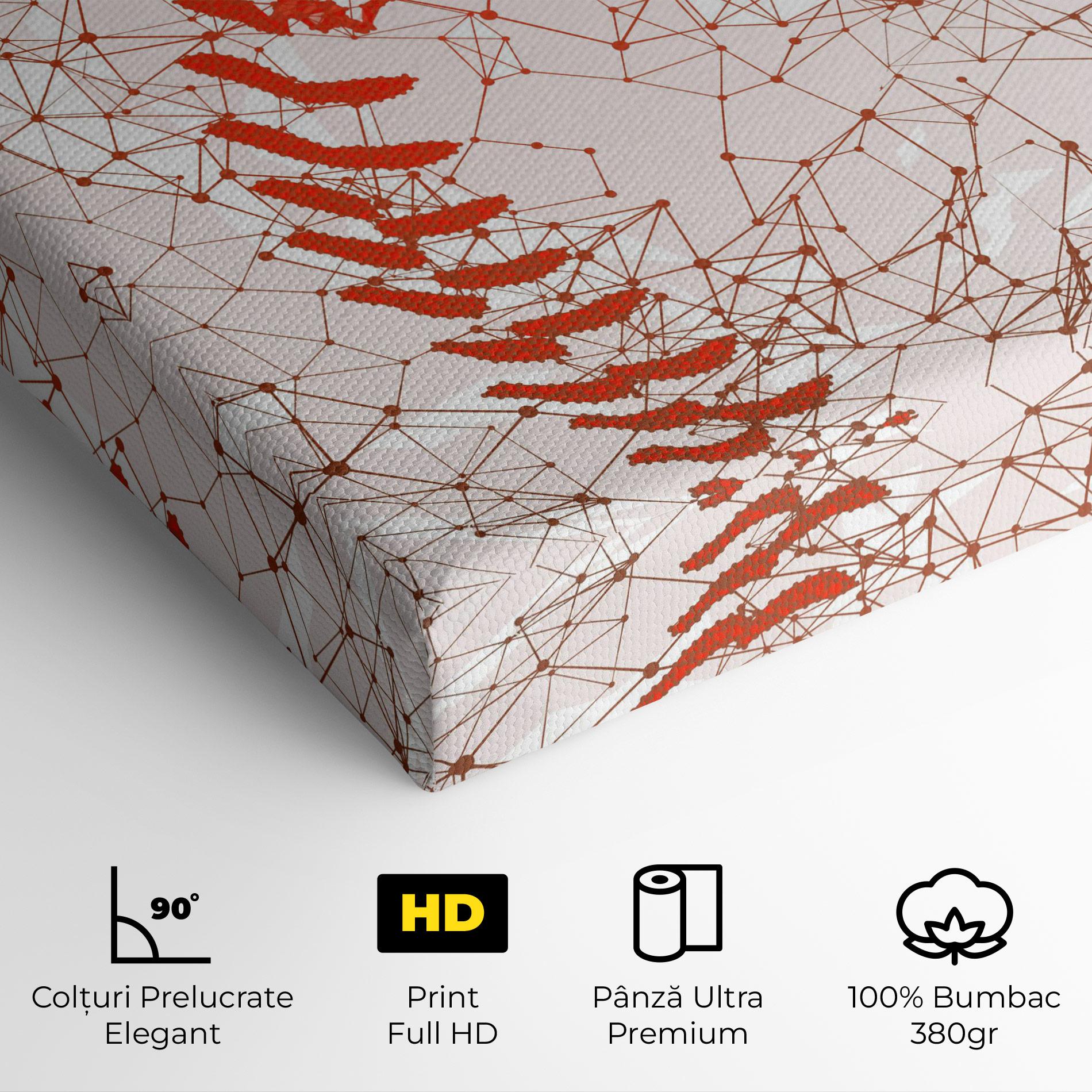 Tablou Canvas Baseball Line Art mockup 4