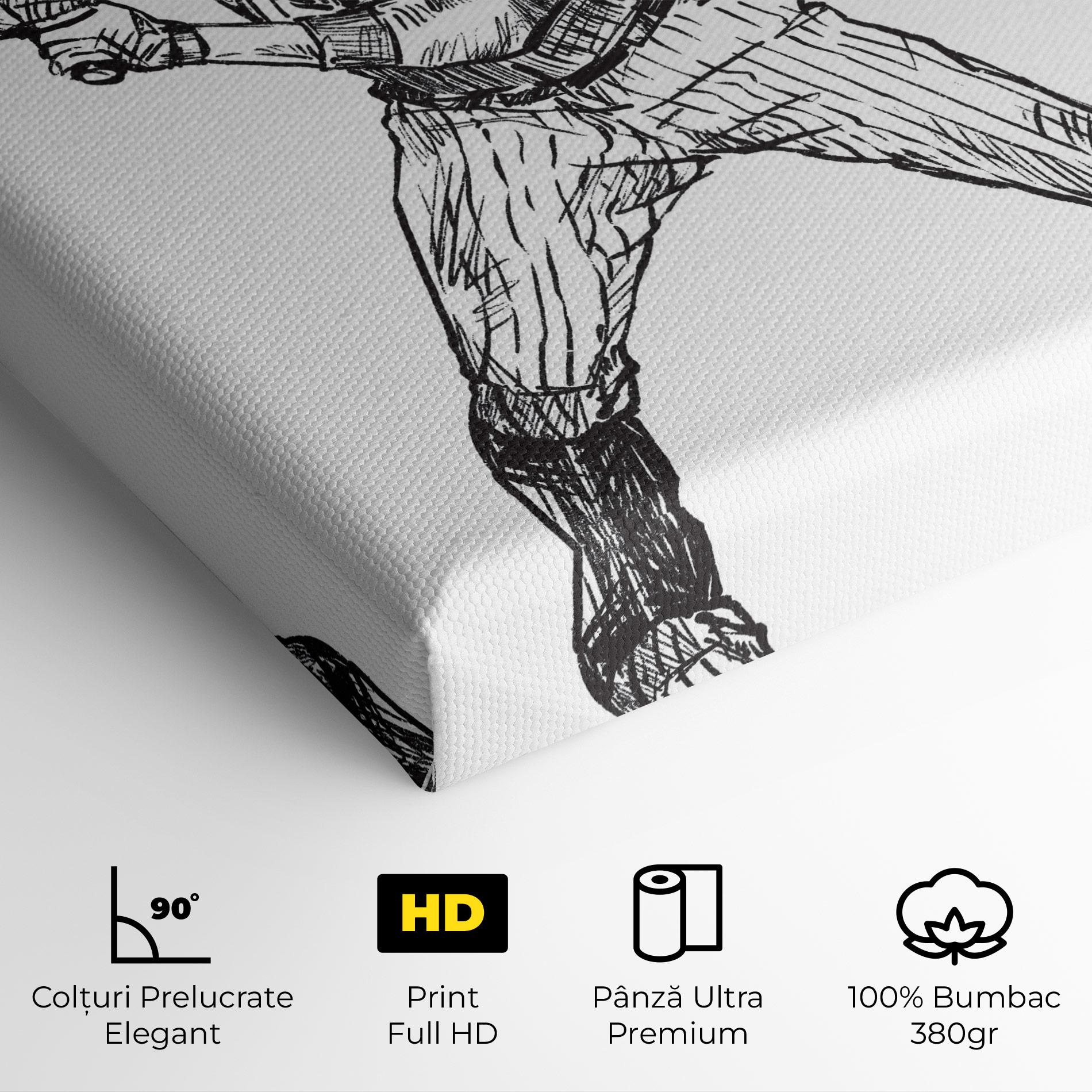Tablou Canvas Baseball Play mockup 4