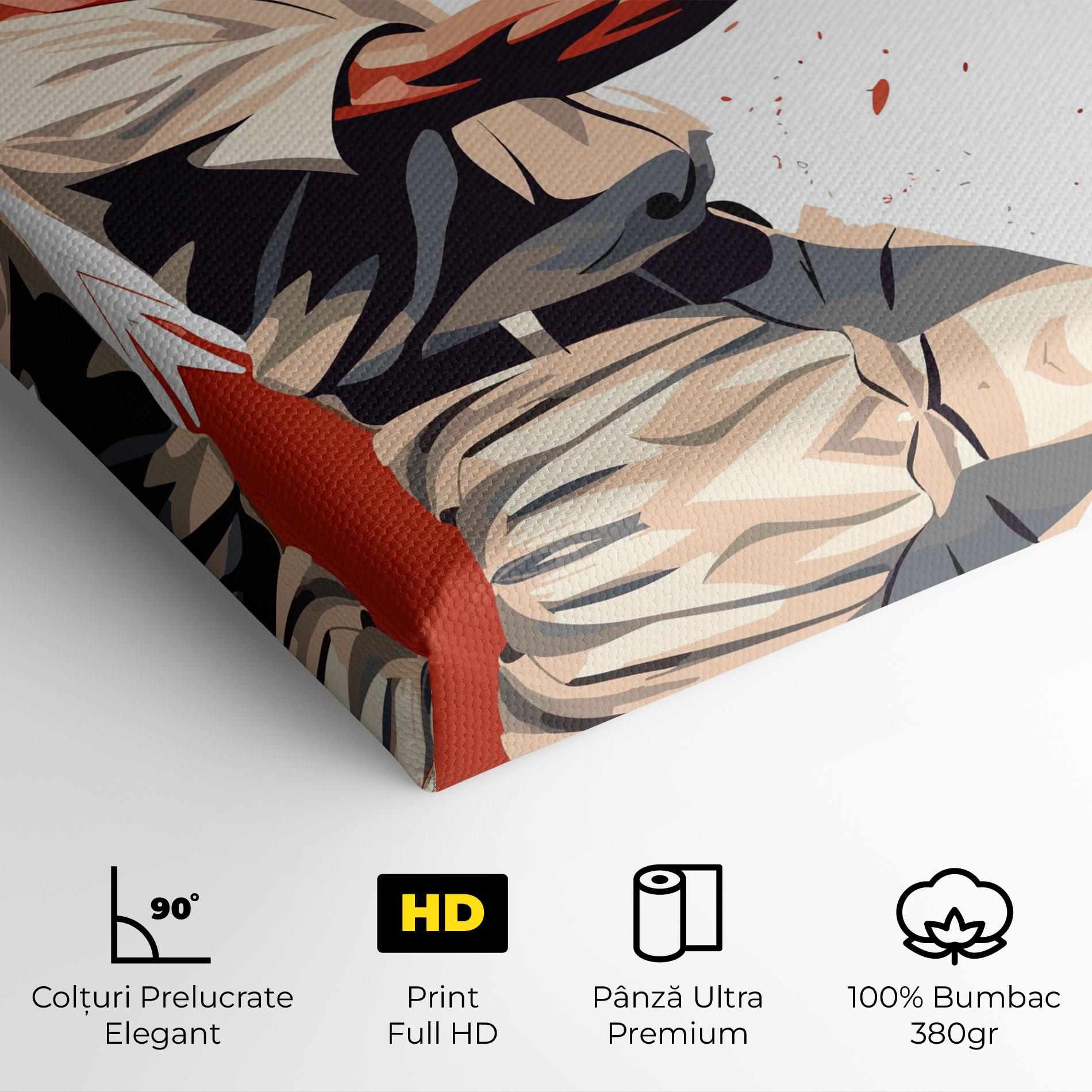 Tablou Canvas Baseball Red Art mockup 4