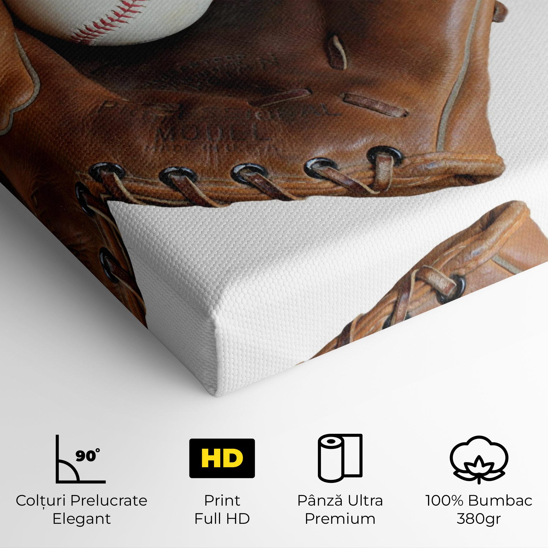 Tablou Canvas Holding Baseball Ball mockup 4