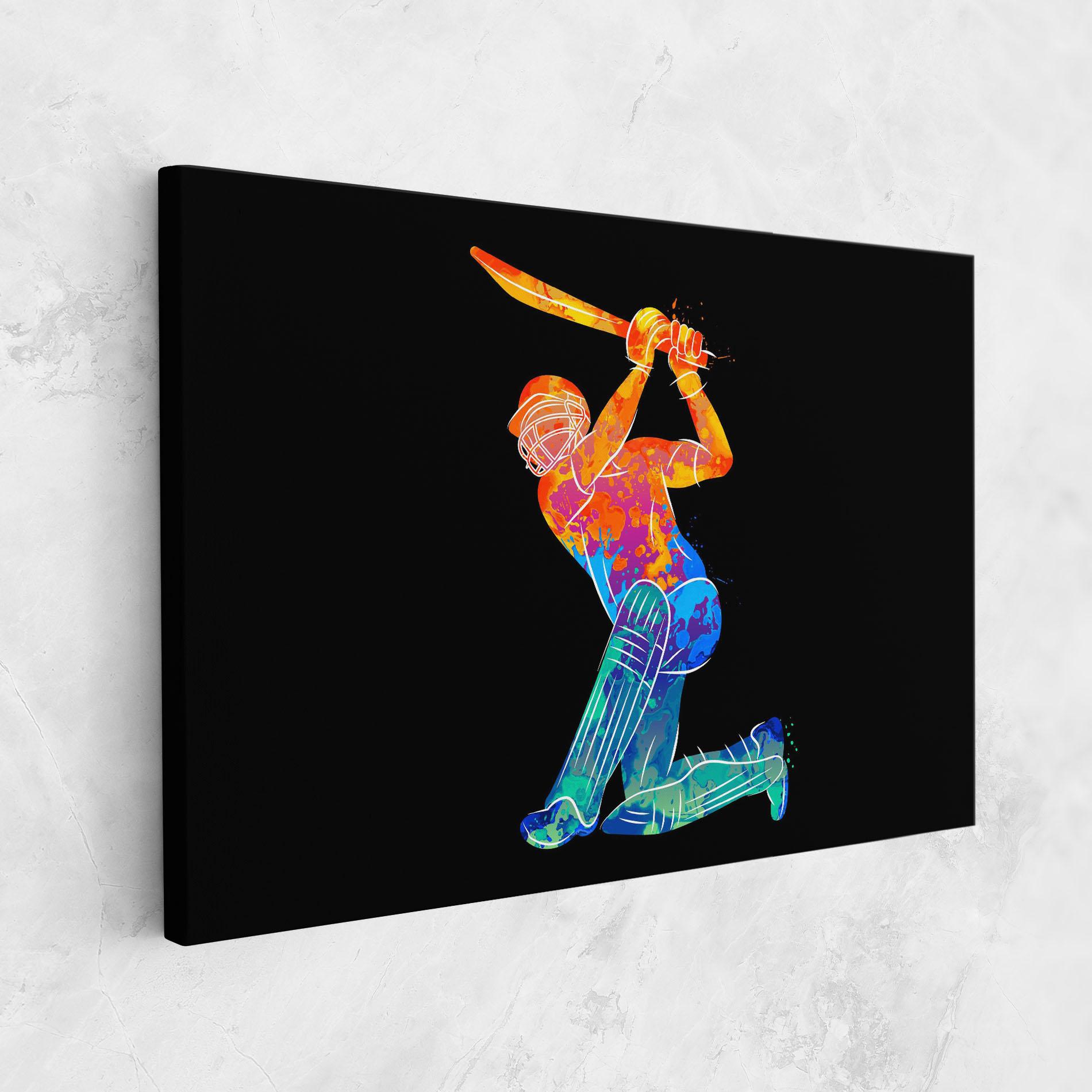 Tablou Canvas Baseball Color Art mockup 1