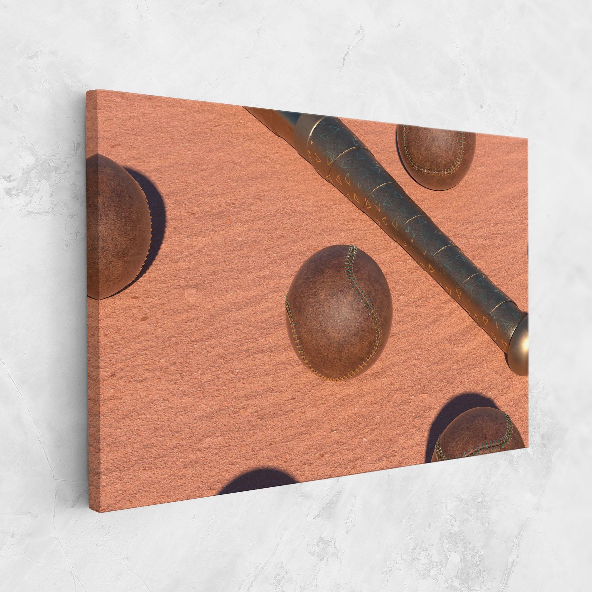 Tablou Canvas Baseball Set On Send mockup 1