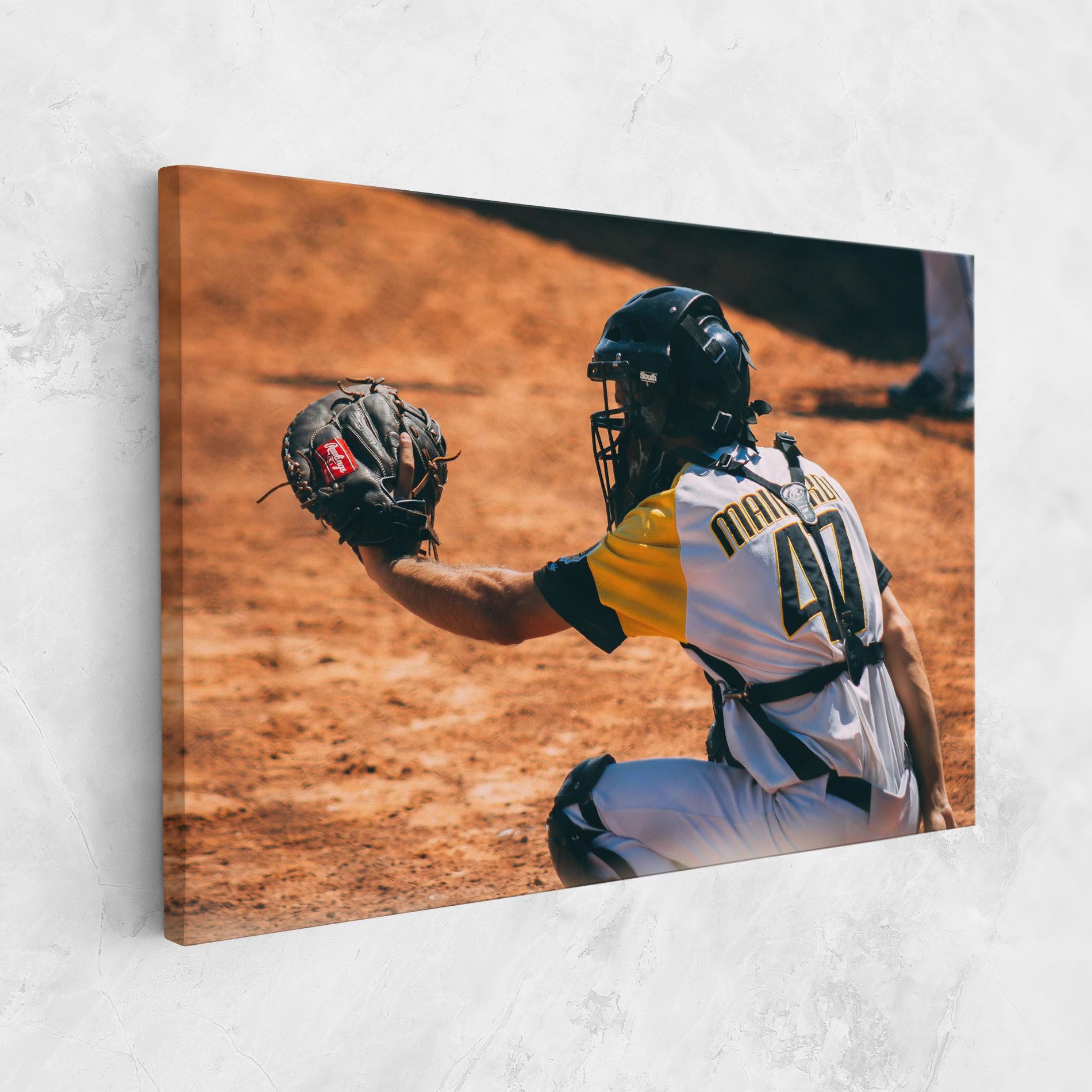Number 47 Baseball mockup 1