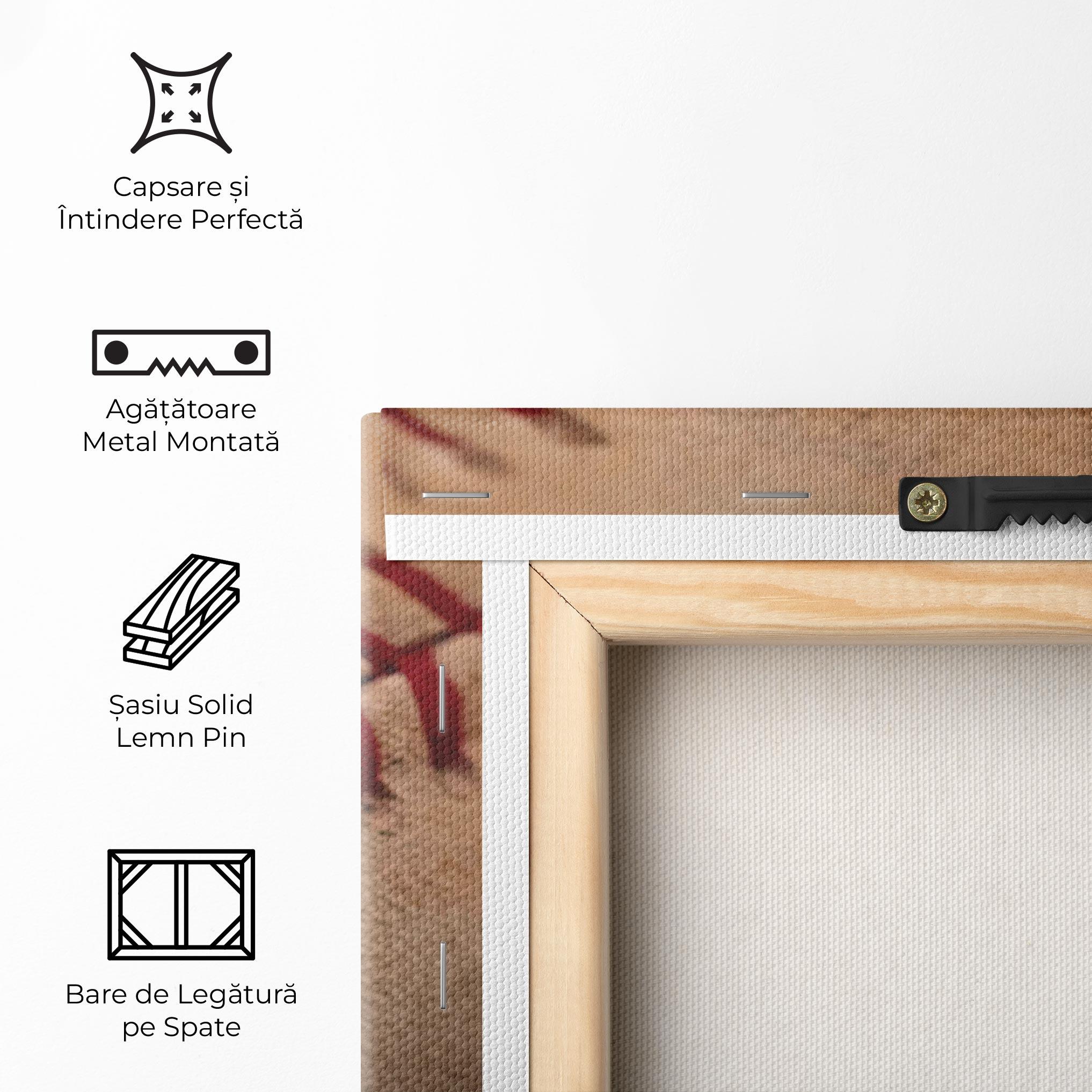 Tablou Canvas Baseball Ball Close Up mockup 5