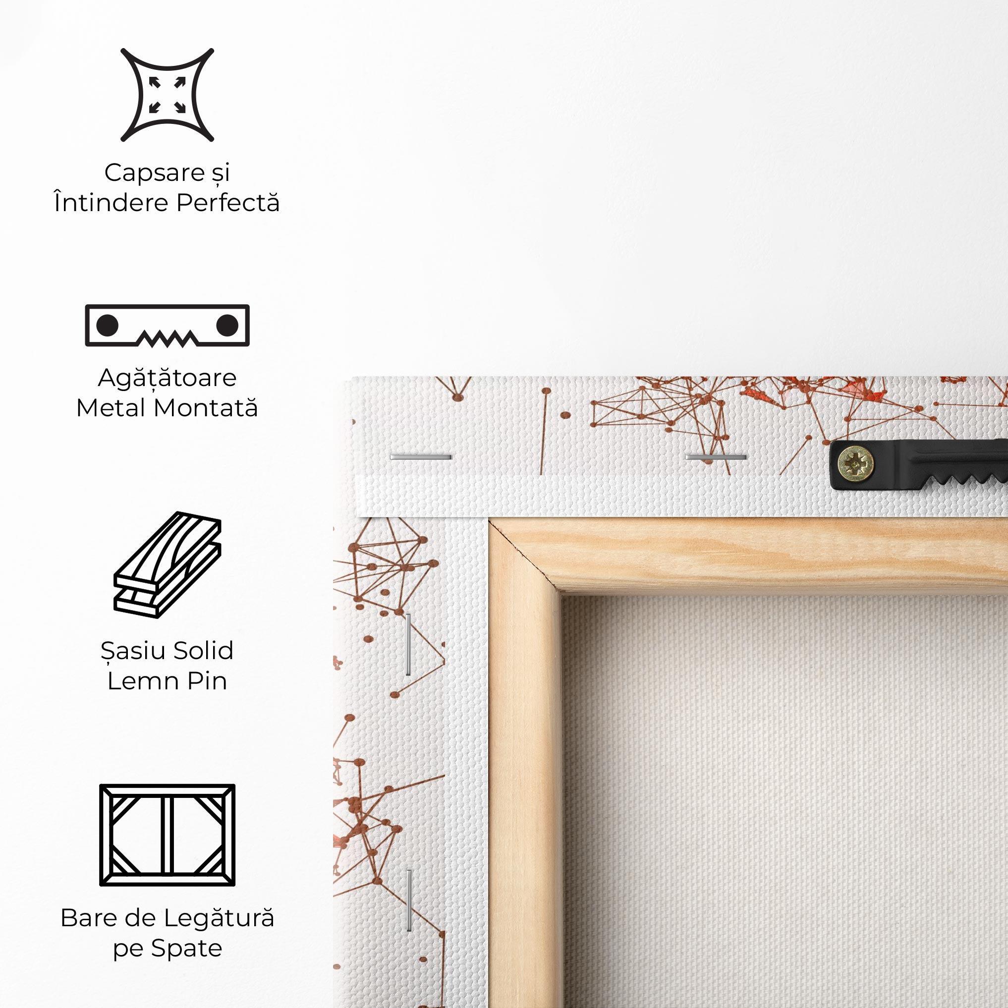 Tablou Canvas Baseball Line Art mockup 5