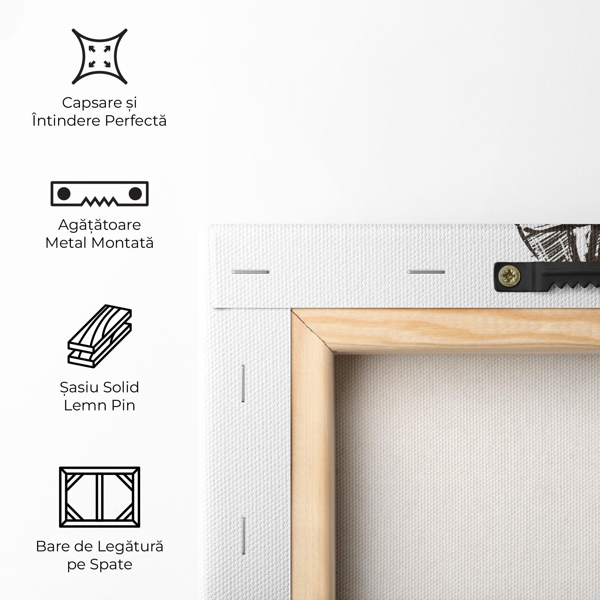 Tablou Canvas Baseball Player Line mockup 5