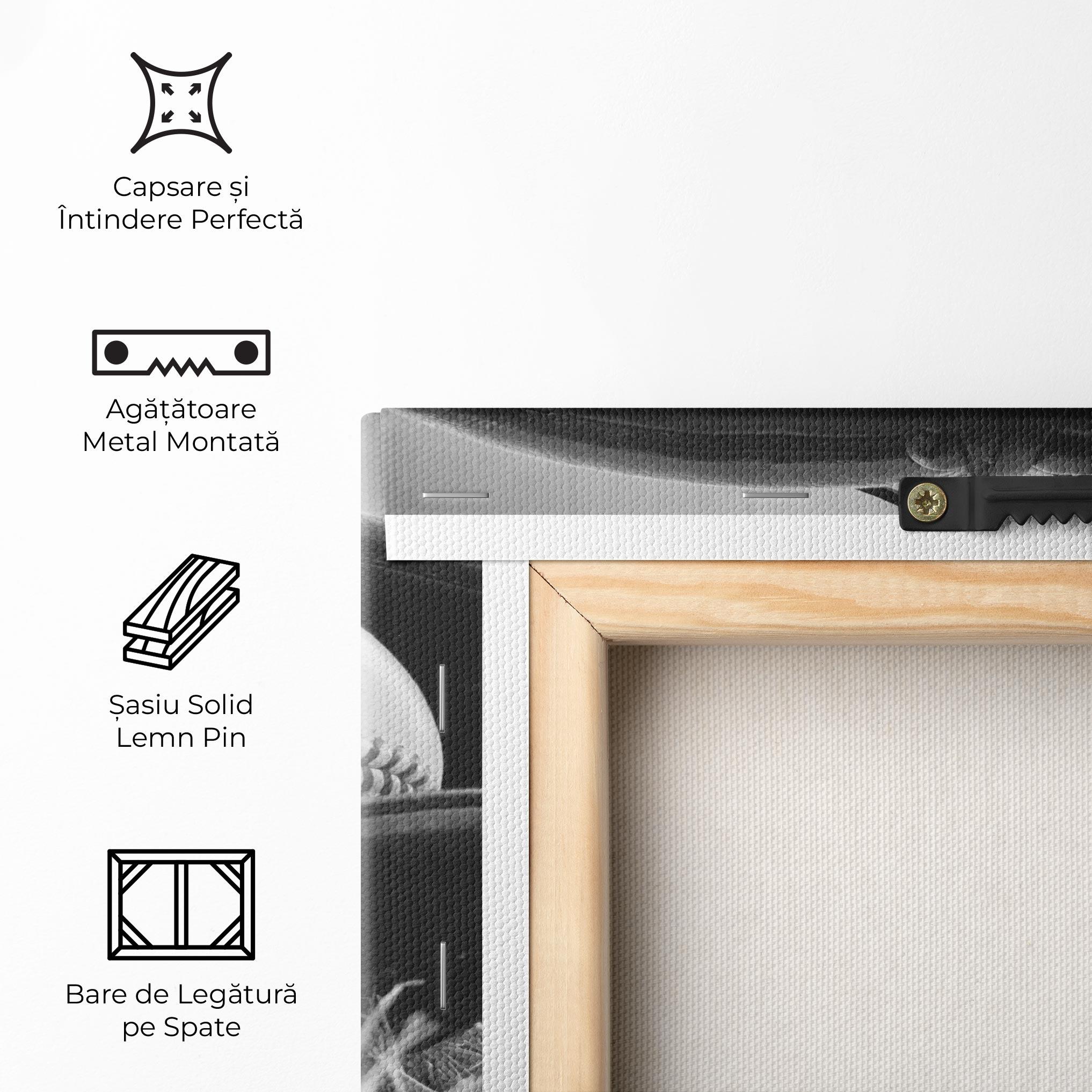 Tablou Canvas Black Baseball Glove mockup 5