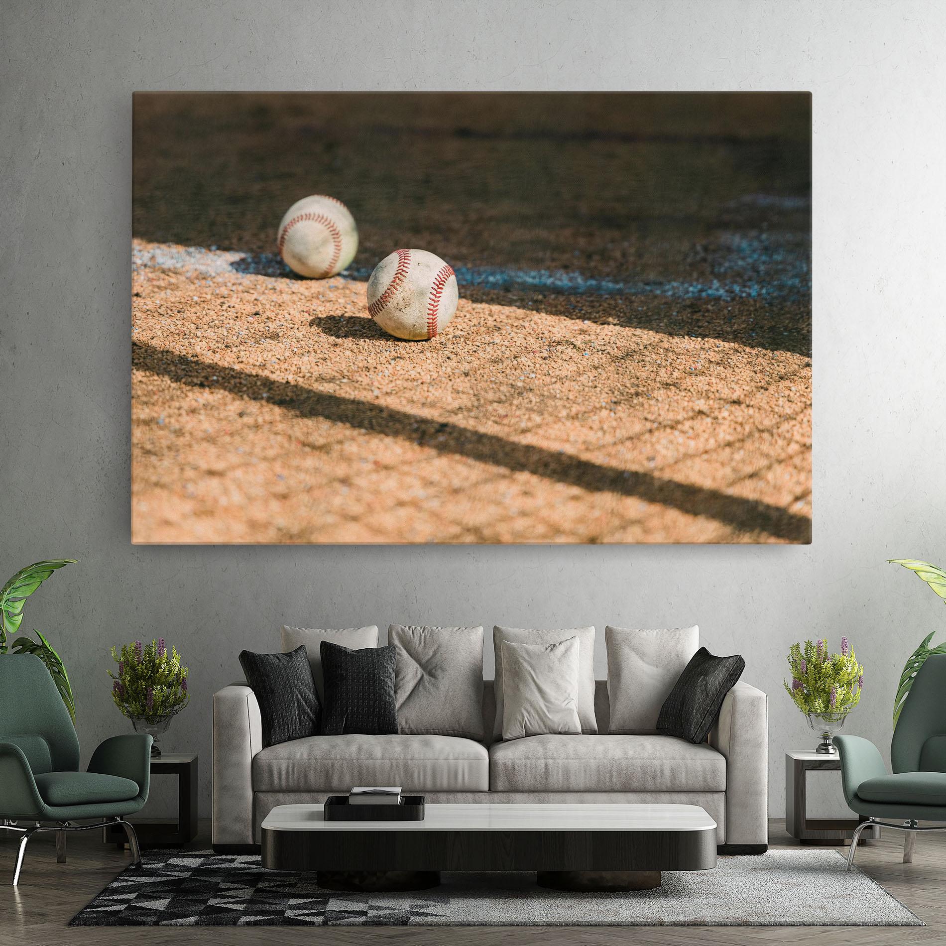 Tablou Canvas Baseball Balls mockup 7