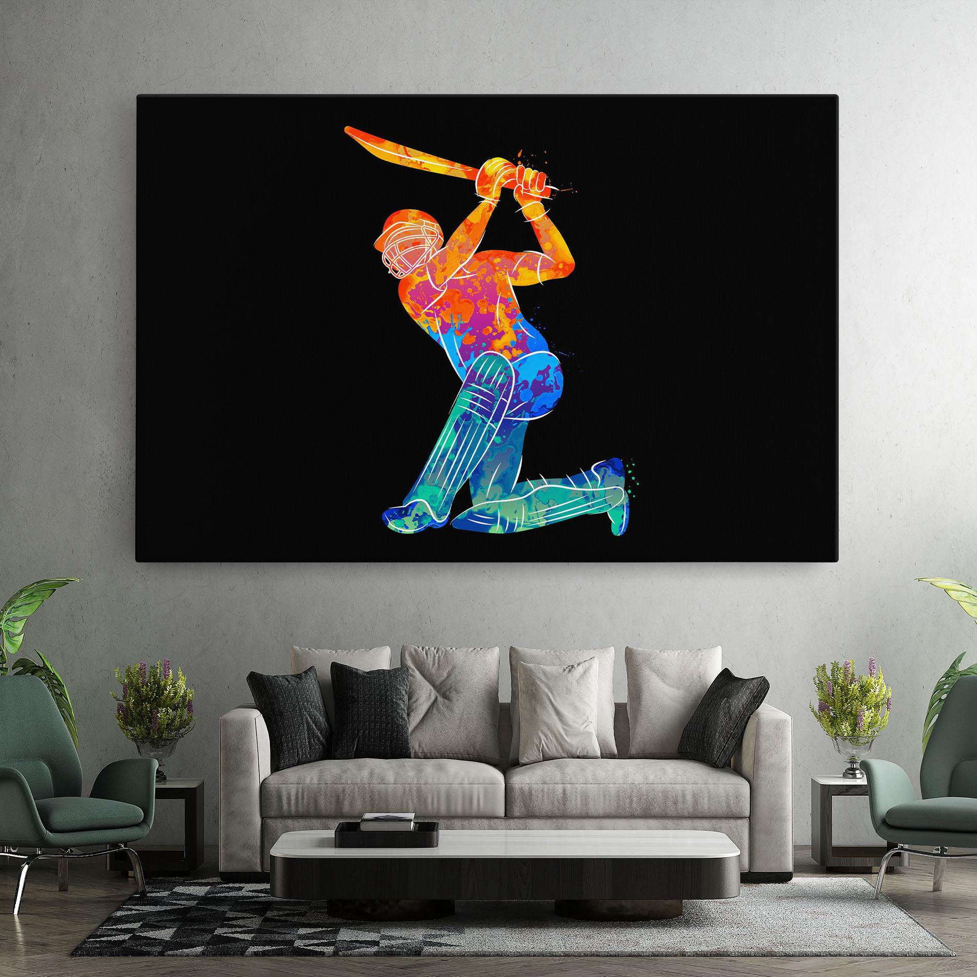 Tablou Canvas Baseball Color Art mockup 7