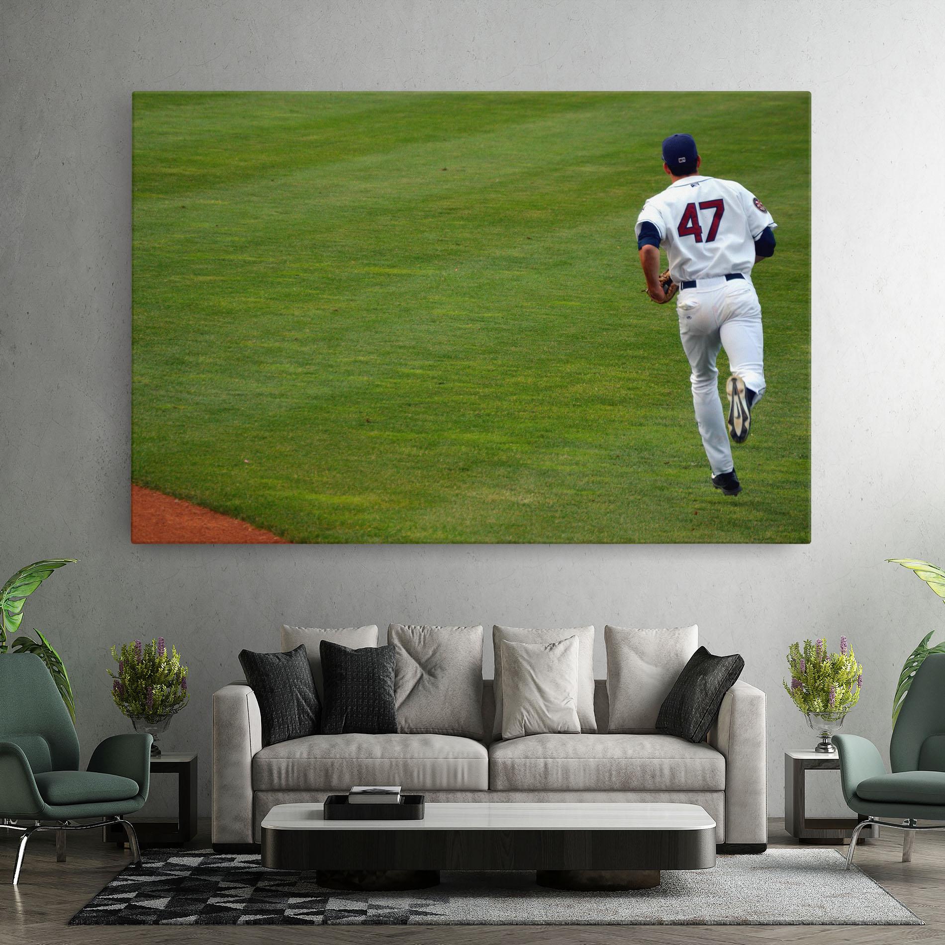 Tablou Canvas Baseball Player mockup 7
