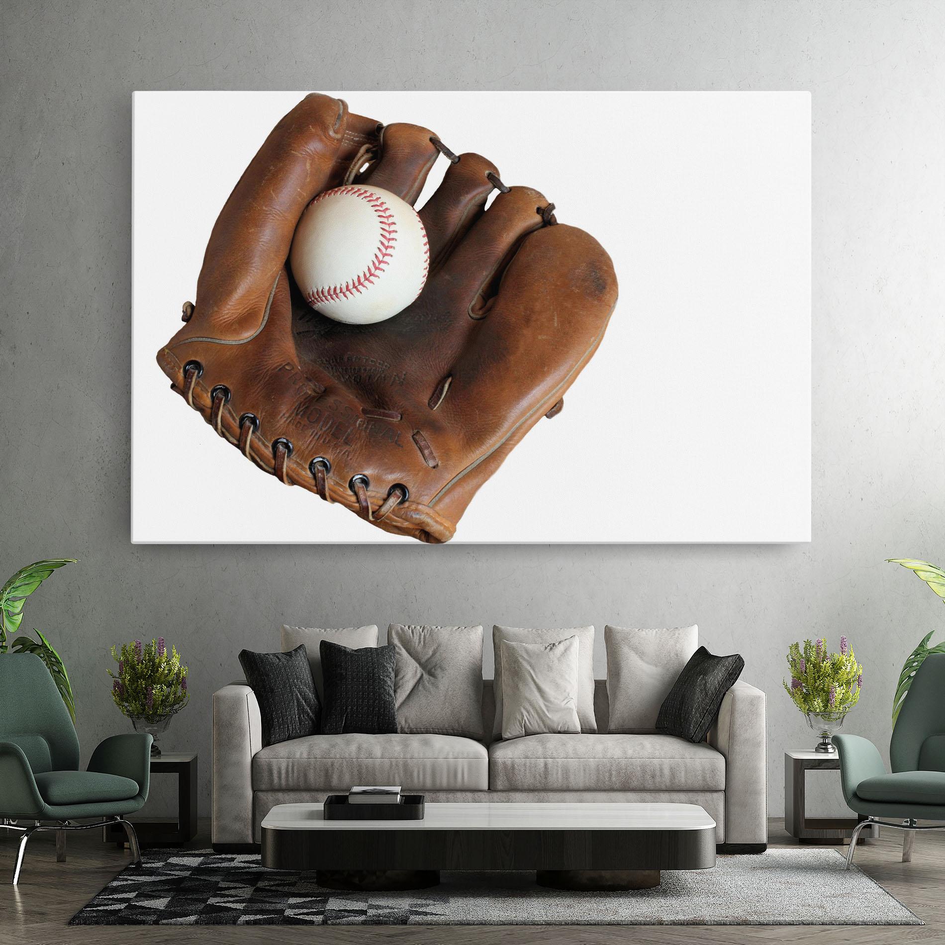 Tablou Canvas Holding Baseball Ball mockup 7
