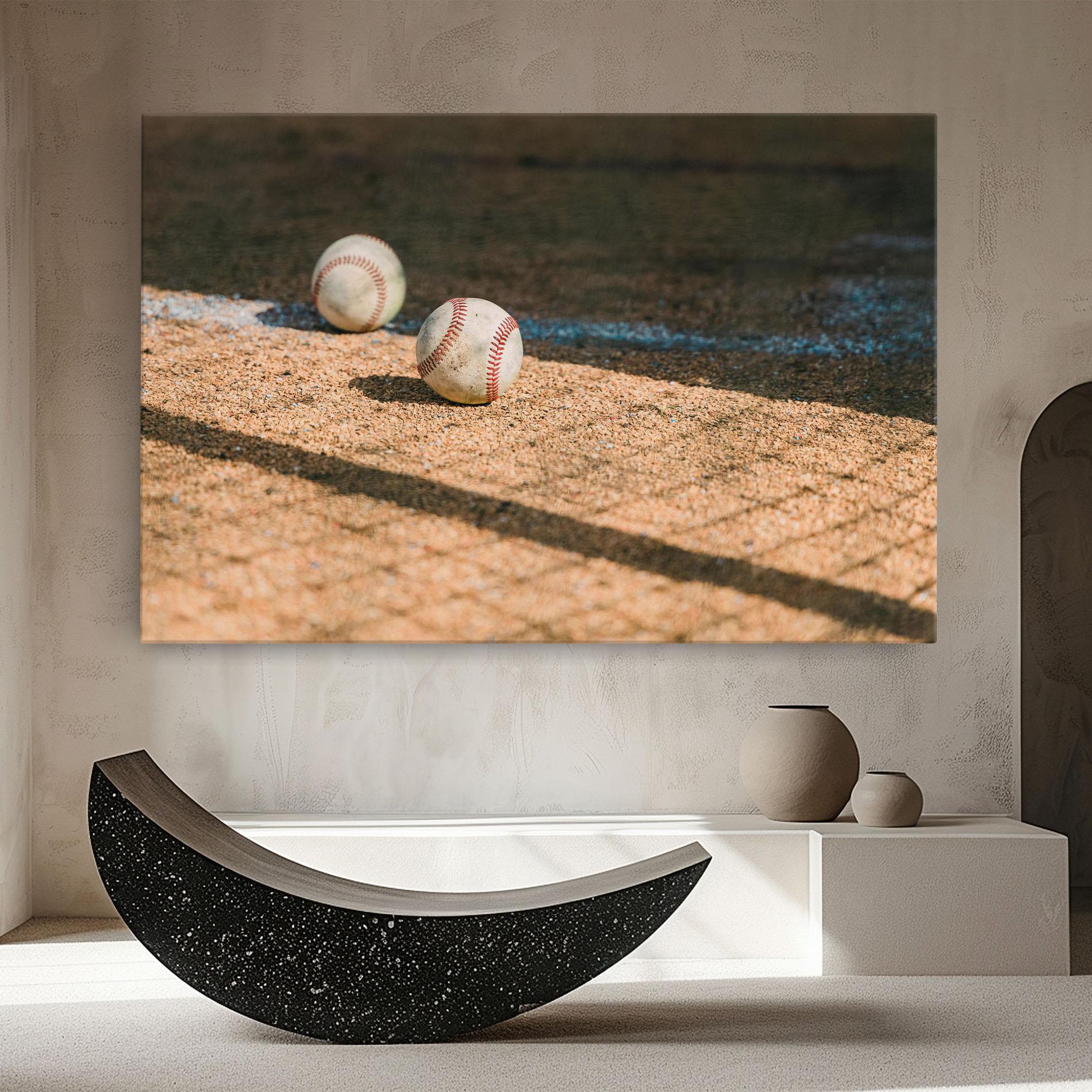 Tablou Canvas Baseball Balls mockup 8