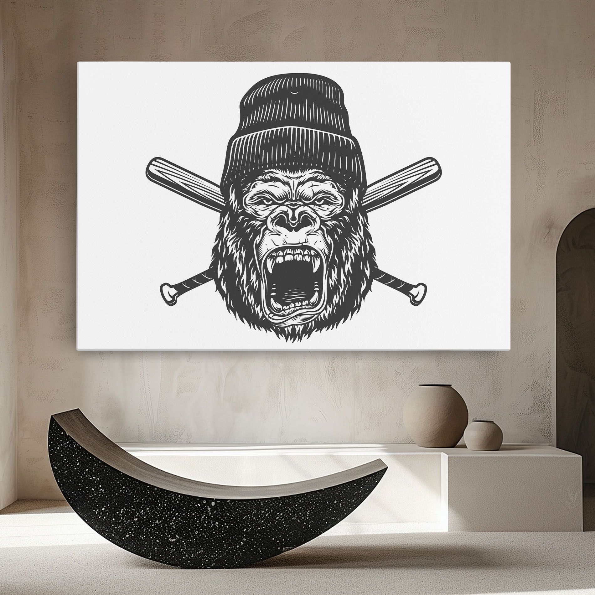 Baseball Gorilla mockup 8