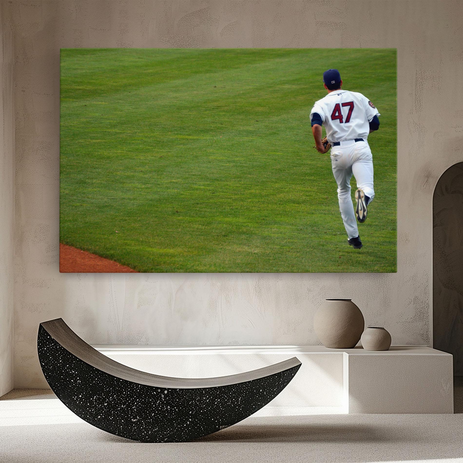 Tablou Canvas Baseball Player mockup 8