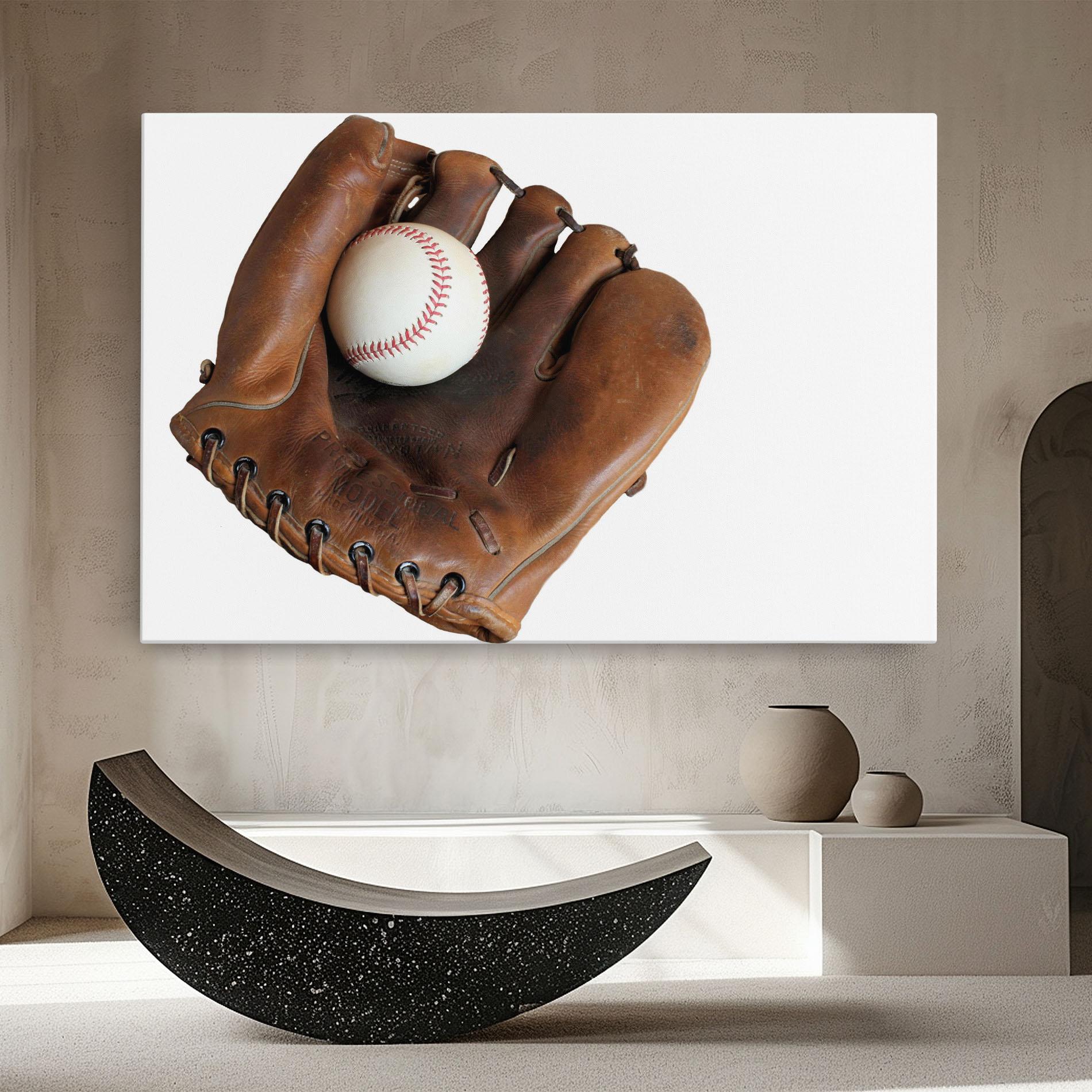 Tablou Canvas Holding Baseball Ball mockup 8