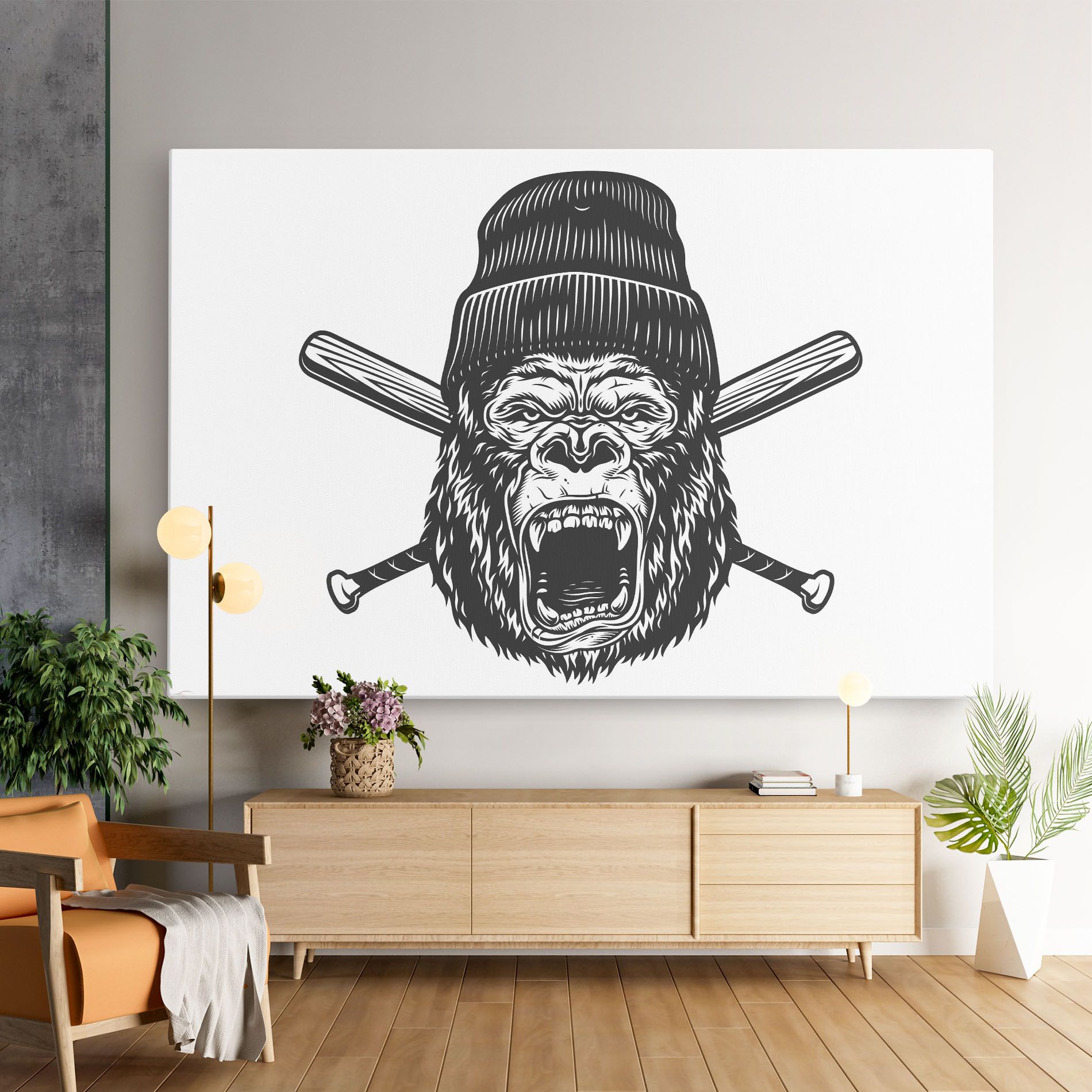 Baseball Gorilla mockup 9