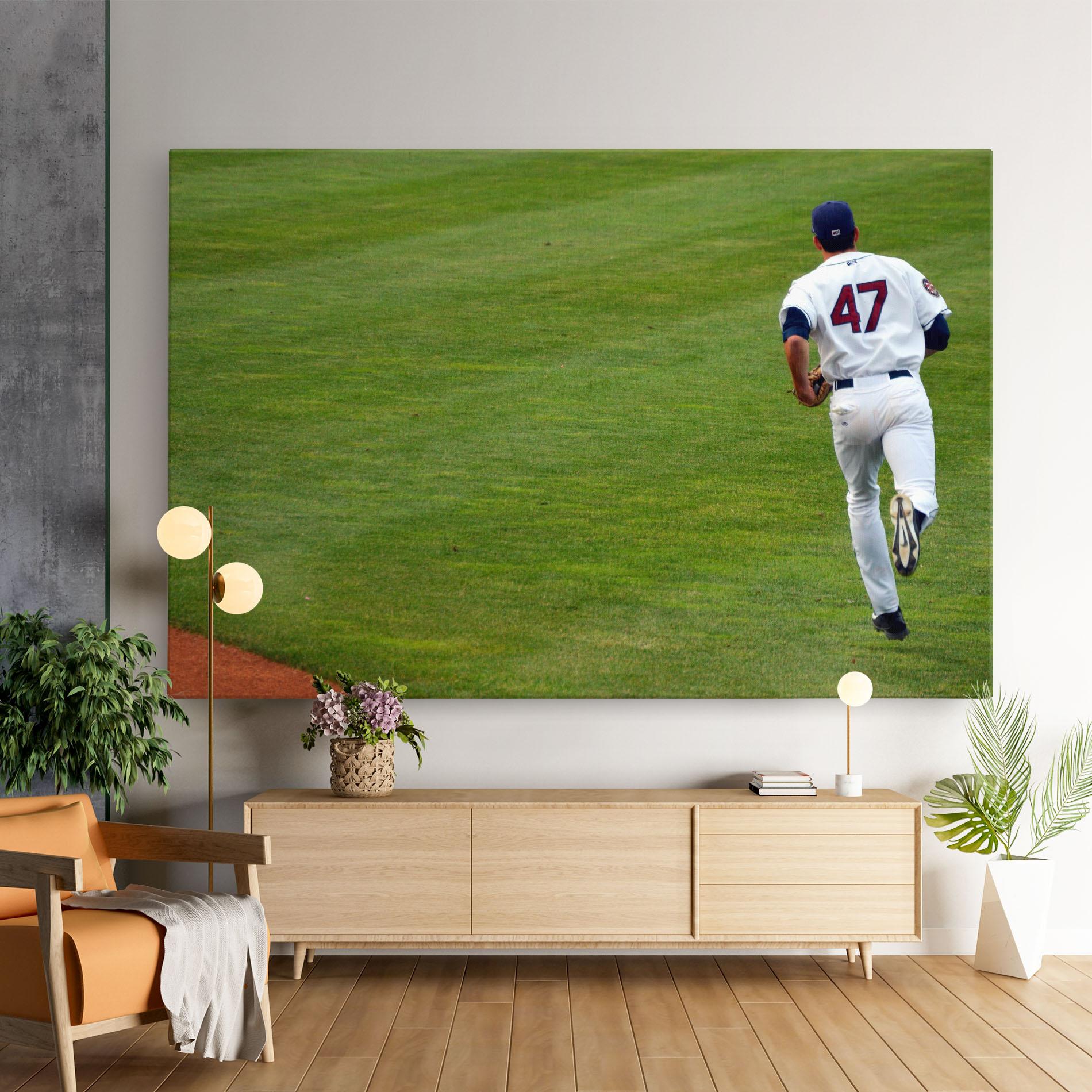 Tablou Canvas Baseball Player mockup 9