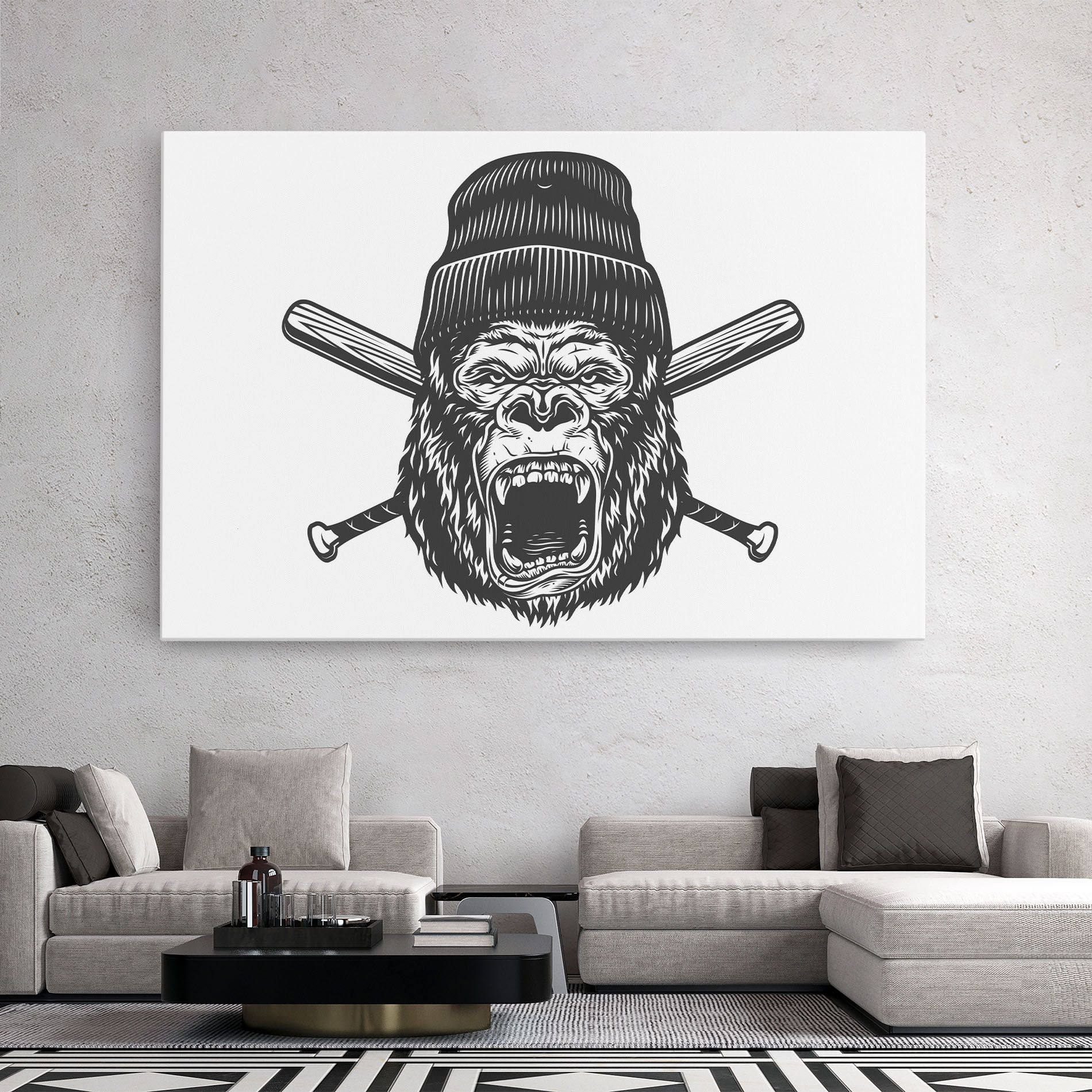 Baseball Gorilla mockup 2