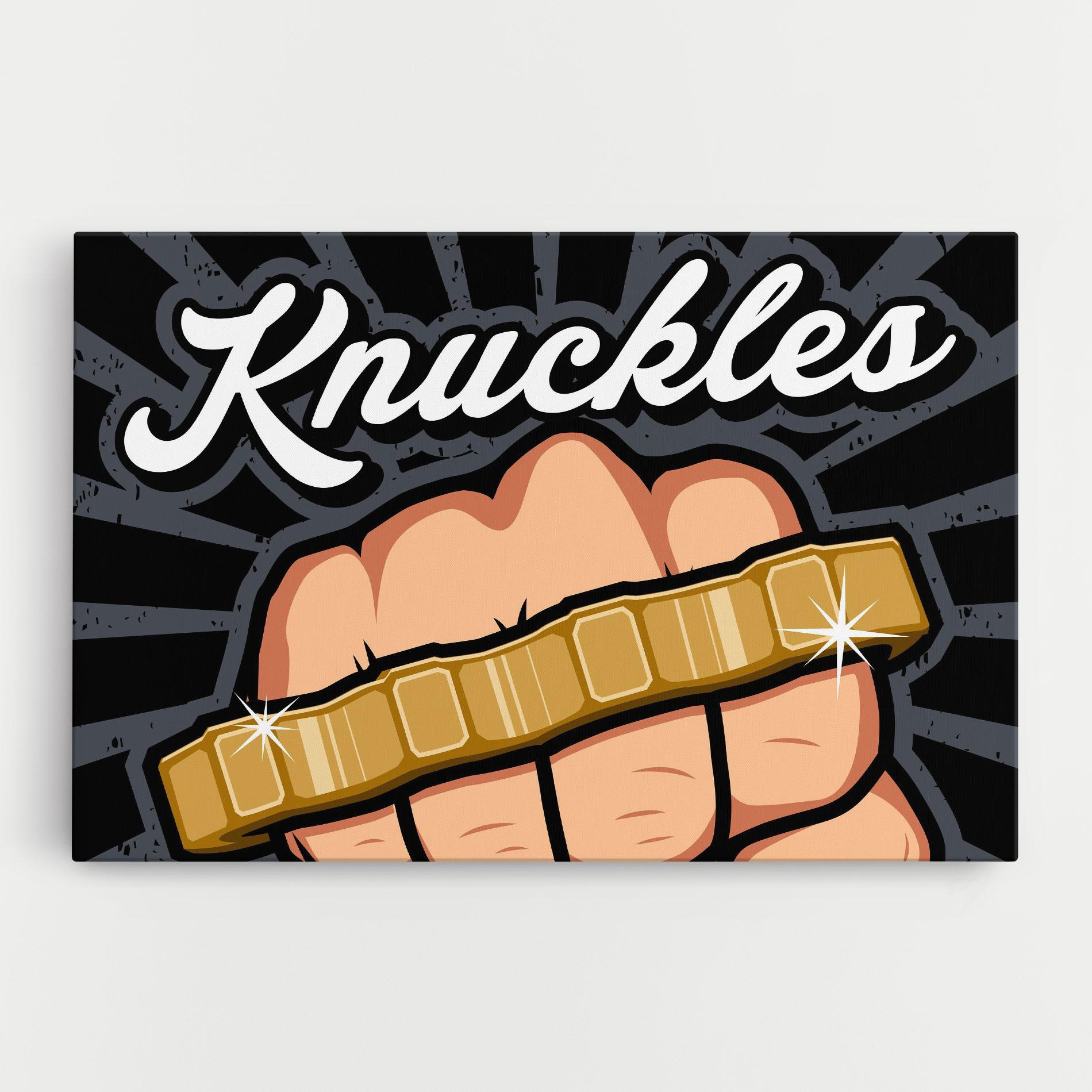 Tablou Canvas Knuckles mockup 0