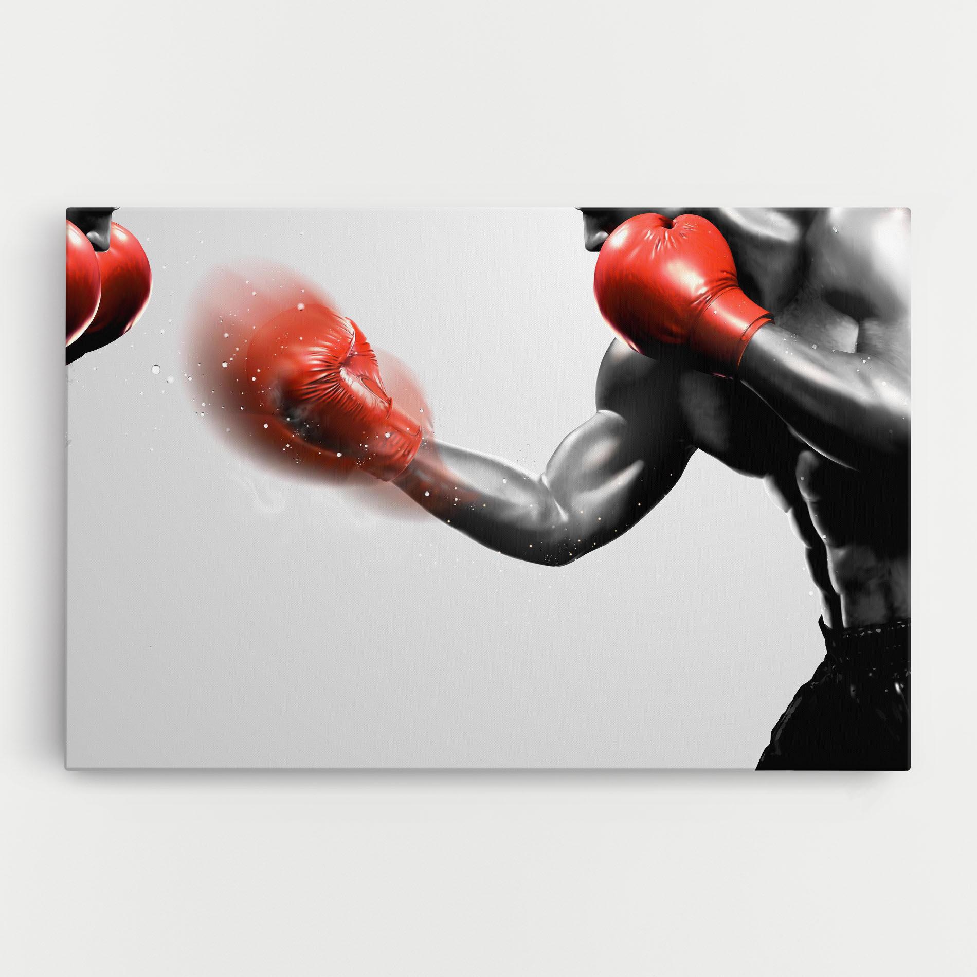 Tablou Canvas Red Smoke Box mockup 0