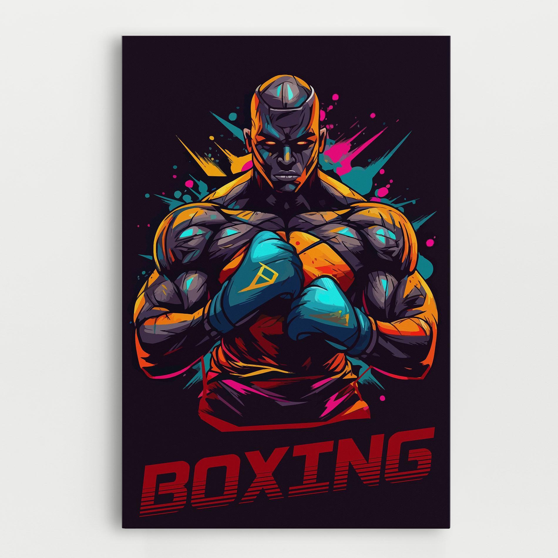 Tablou Canvas Boxing Strong mockup 0