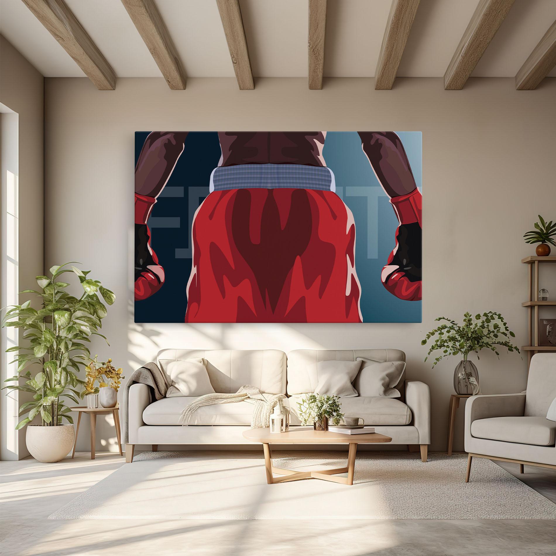 Tablou Canvas Fight Box mockup 6