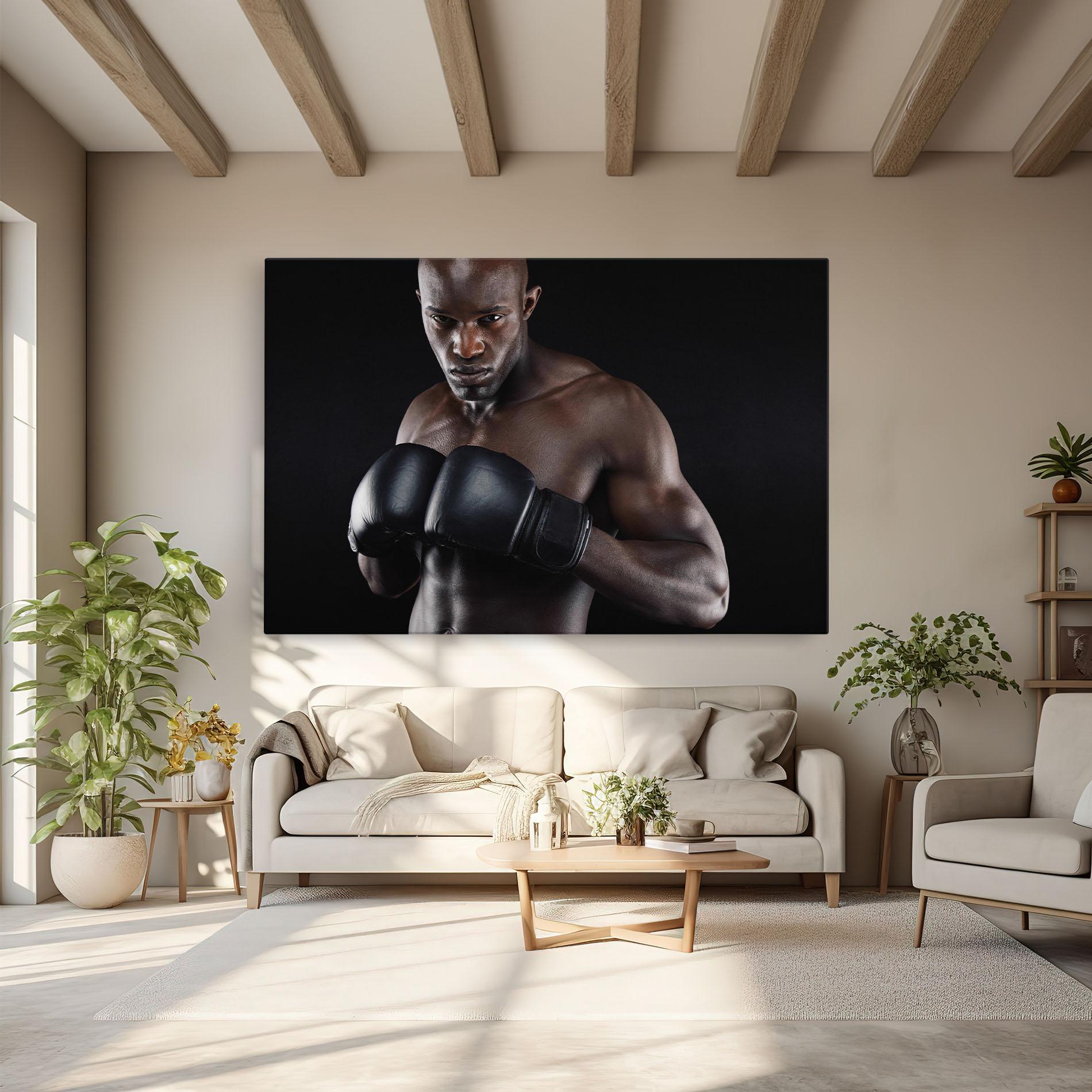 Tablou Canvas Powerful Fighter mockup 6