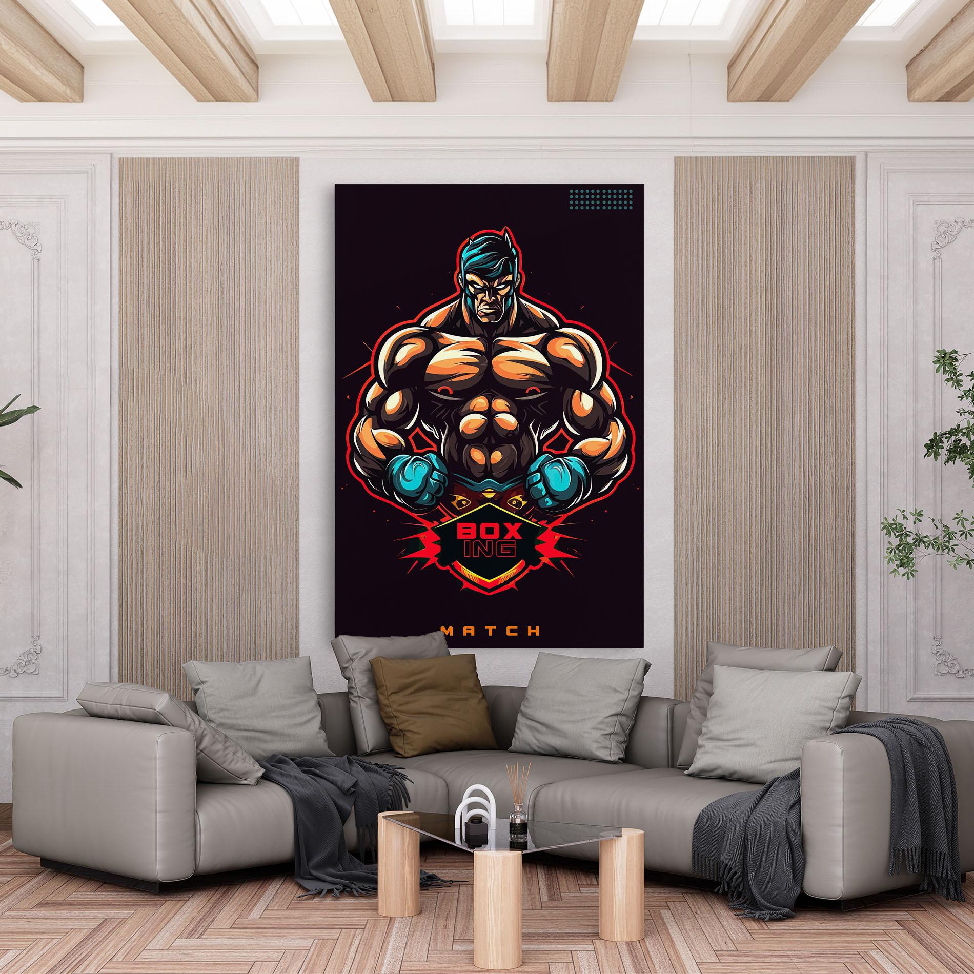 Tablou Canvas Light Blue Gloves mockup 6