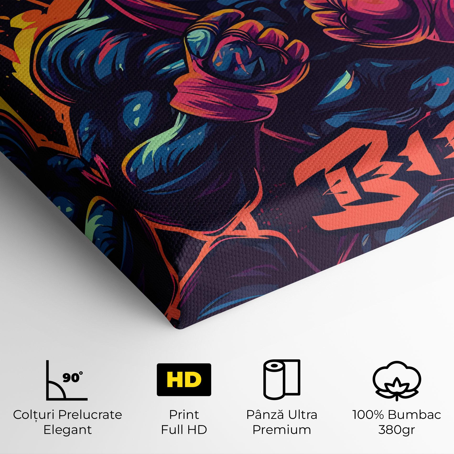Tablou Canvas Boxing Blok mockup 4