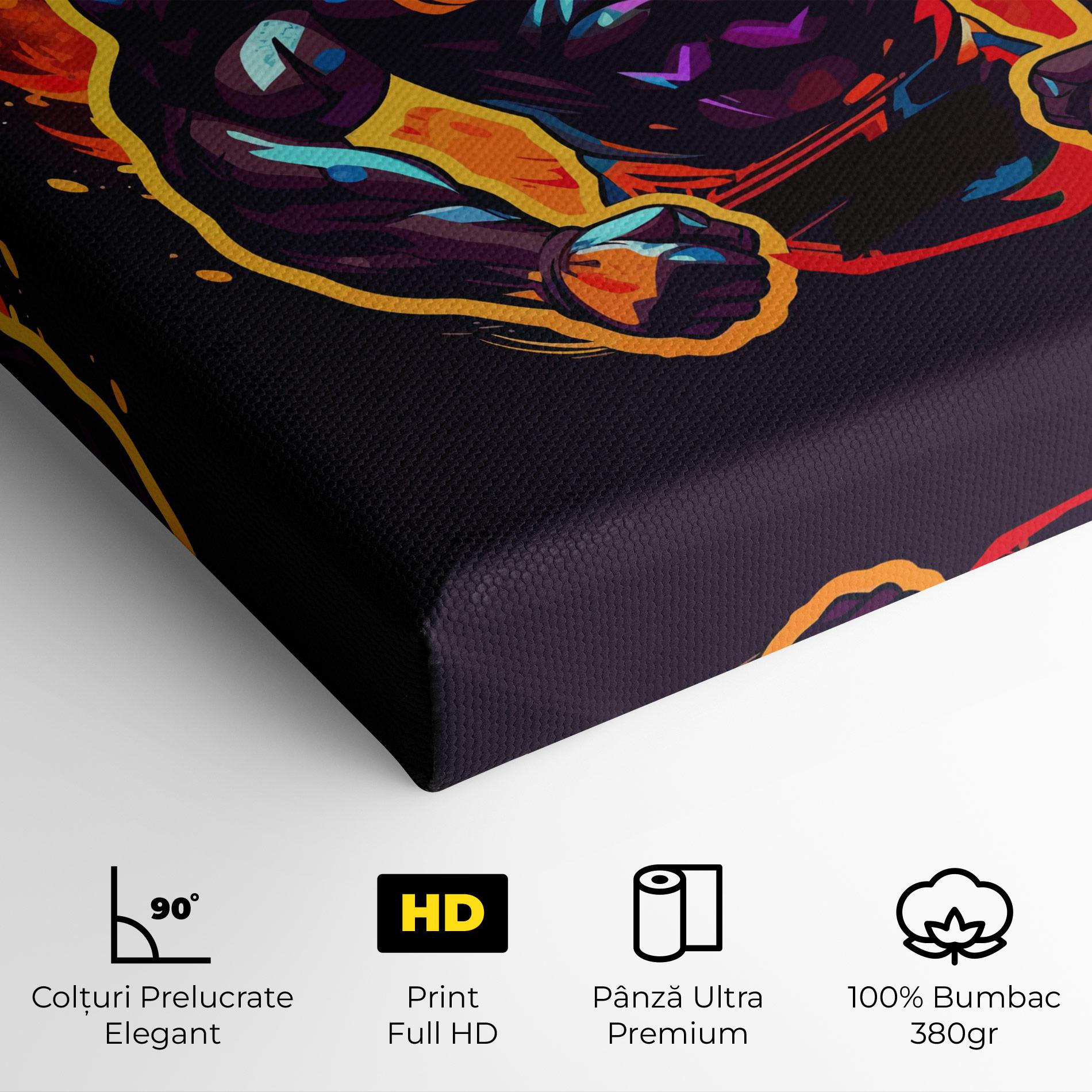 Tablou Canvas Boxing Strong Match mockup 4