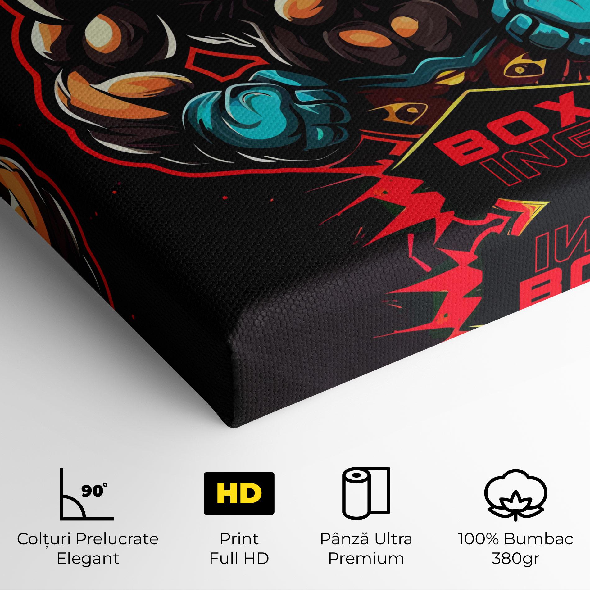 Tablou Canvas Light Blue Gloves mockup 4