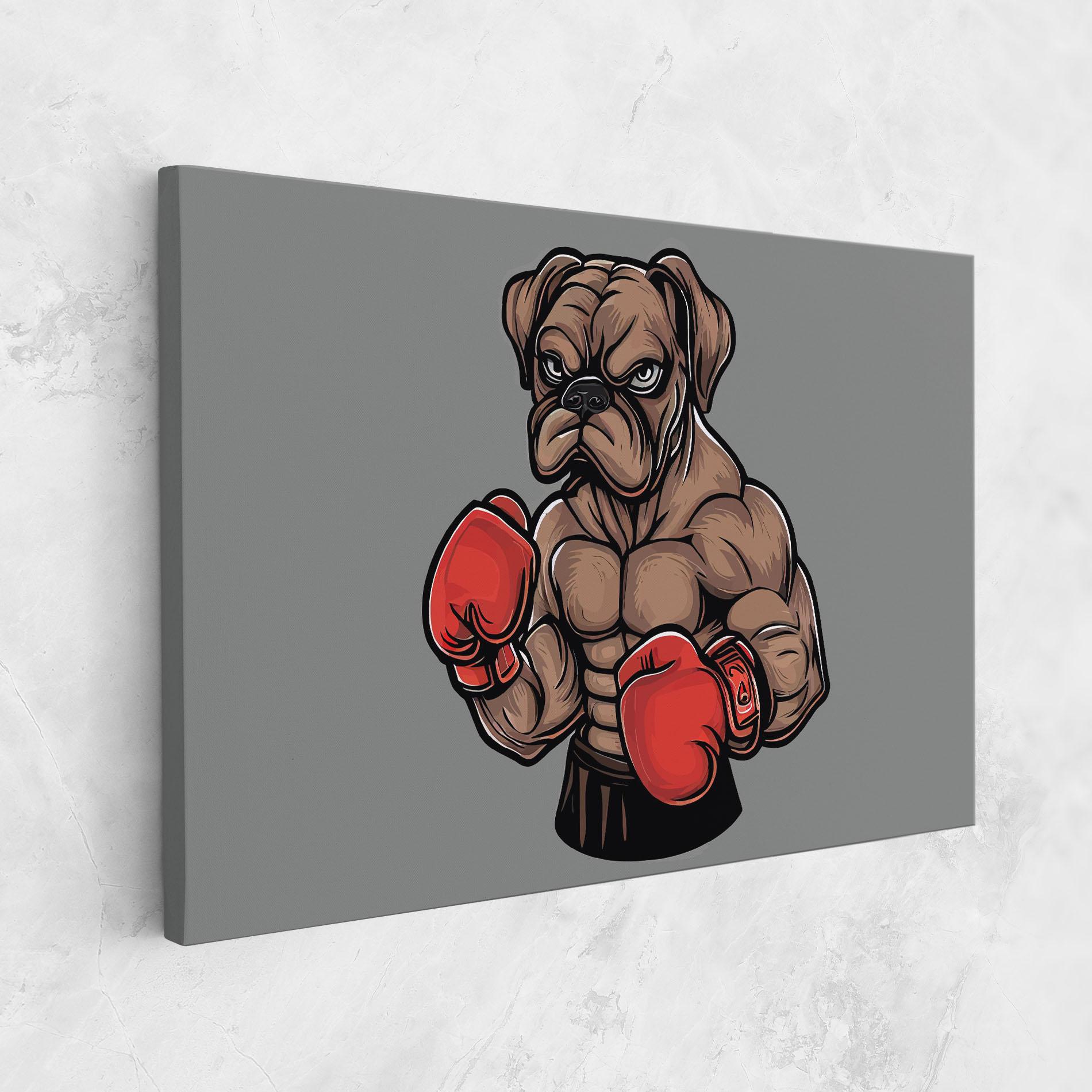 Tablou Canvas Boxer Dog mockup 1