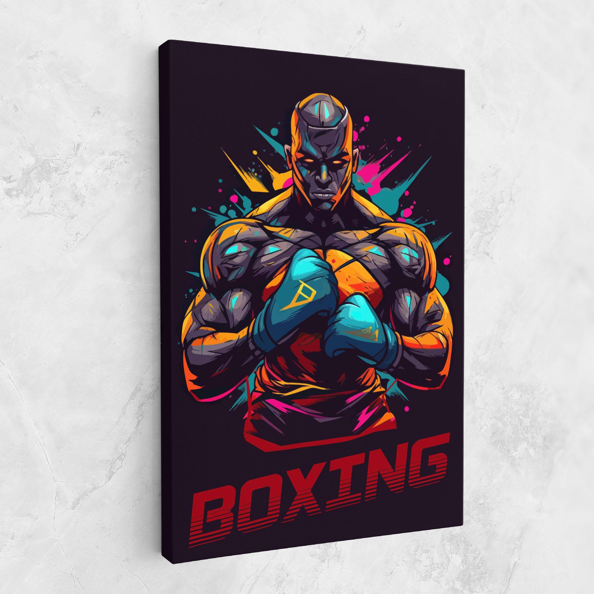 Tablou Canvas Boxing Strong mockup 1