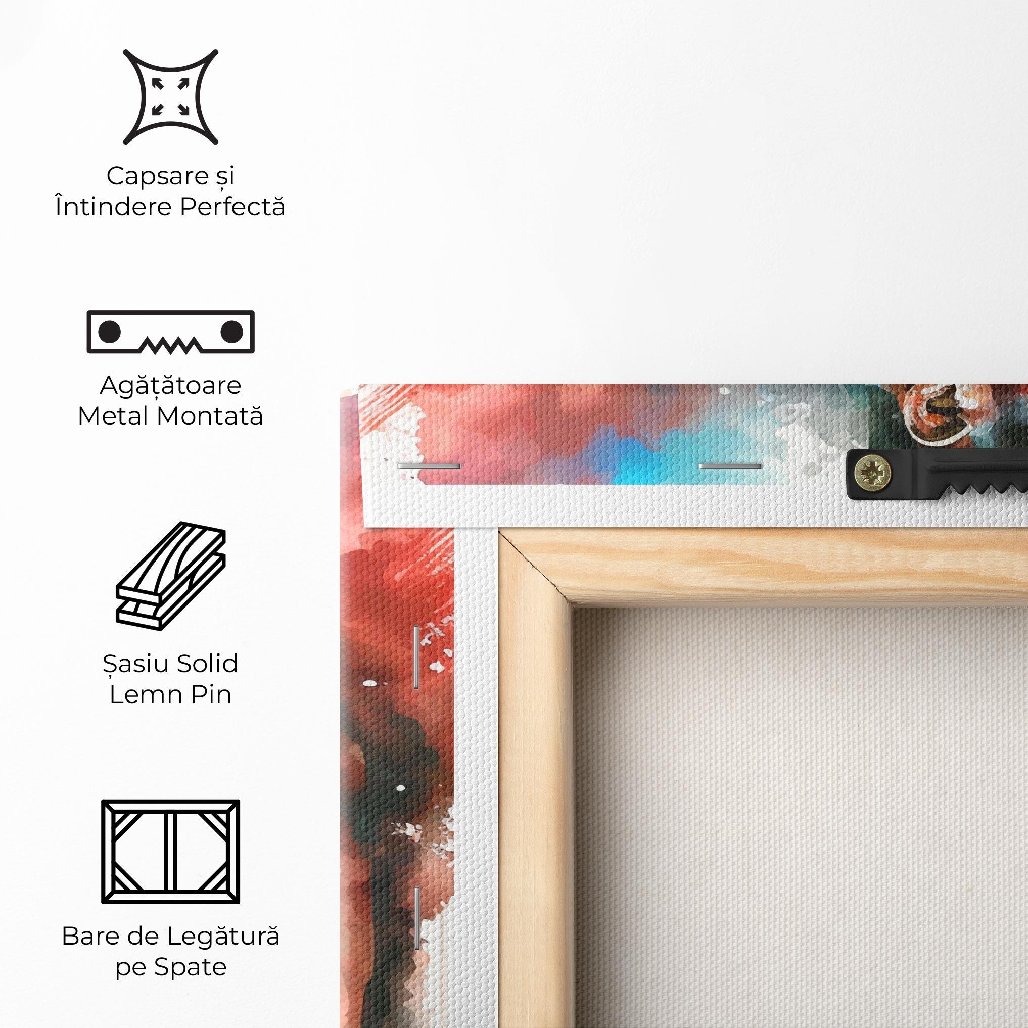 Tablou Canvas Boxing Red Blue mockup 5