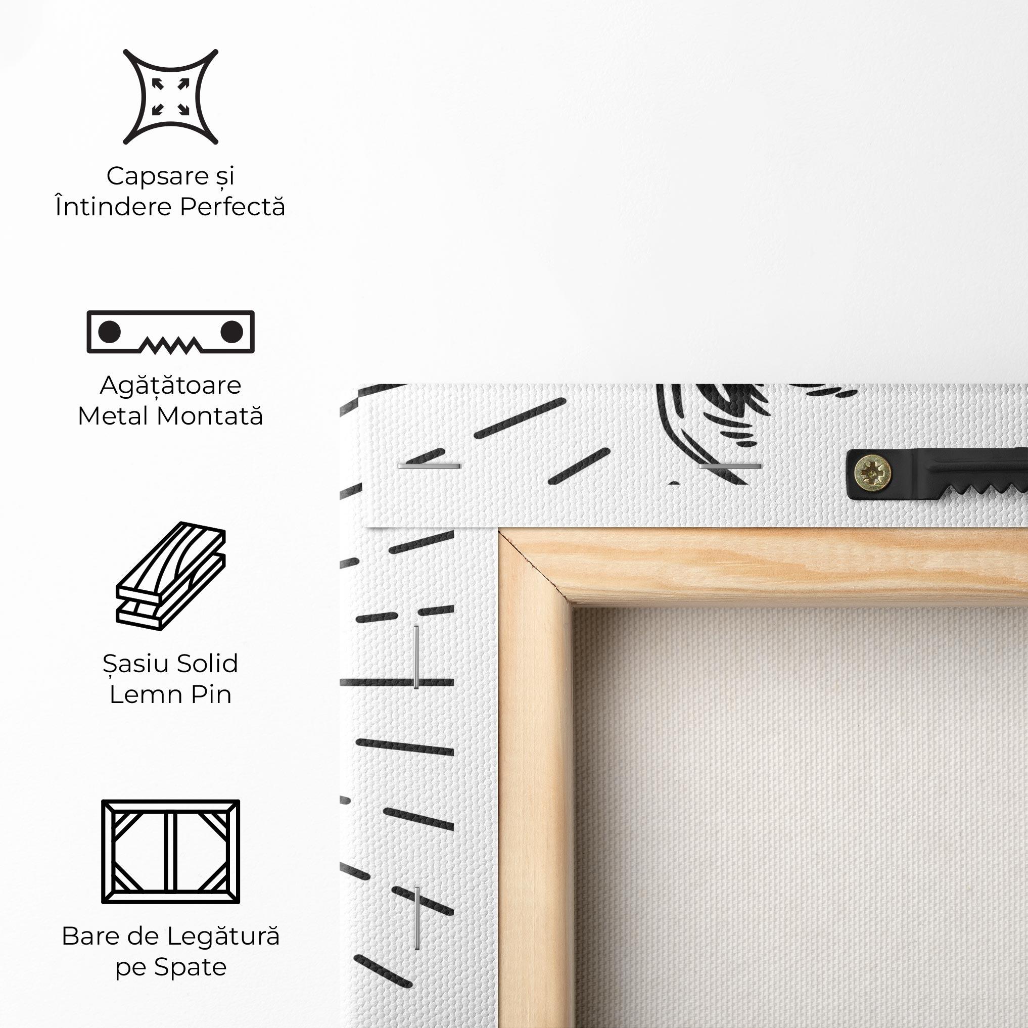 Tablou Canvas White Hand Boxing mockup 5