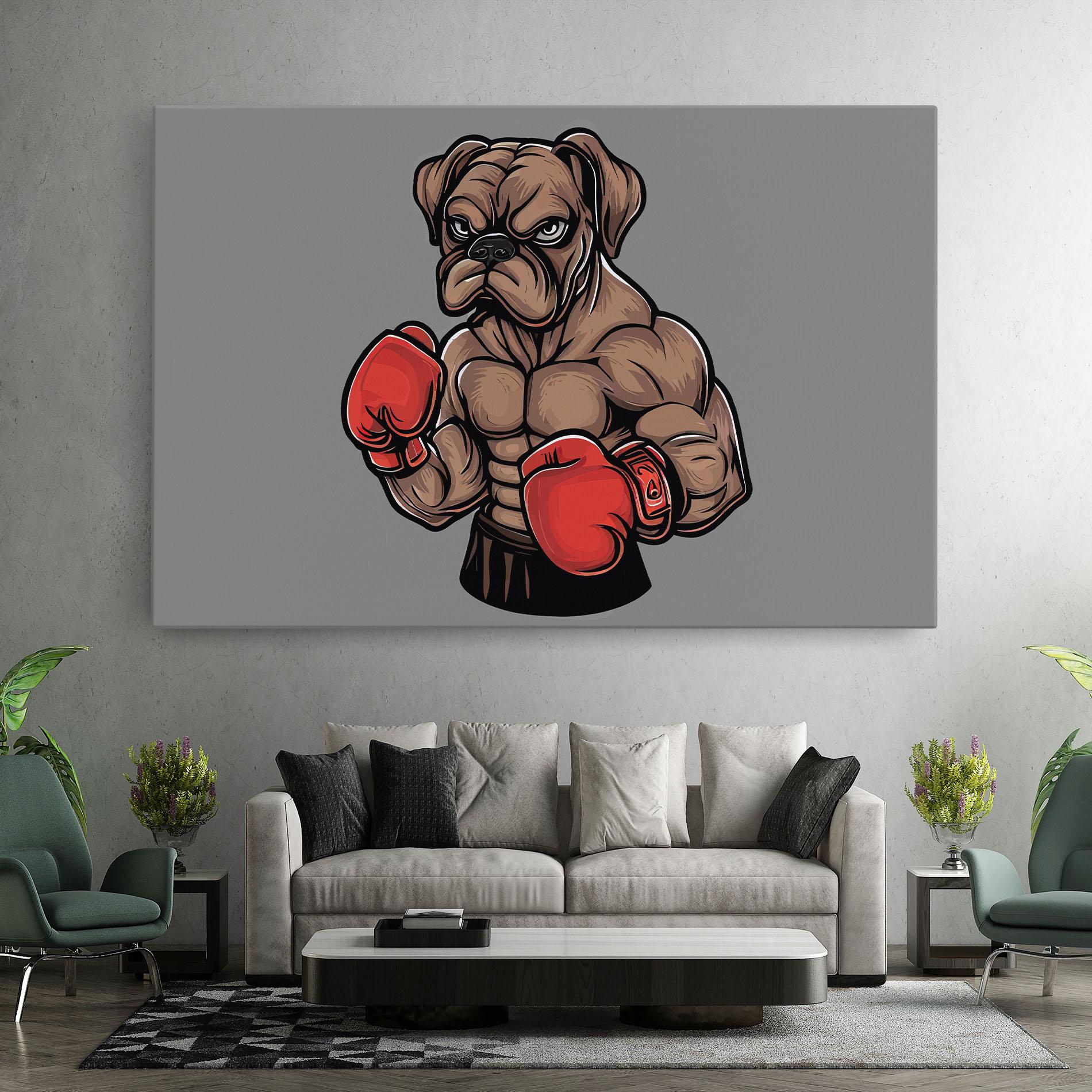 Tablou Canvas Boxer Dog mockup 7