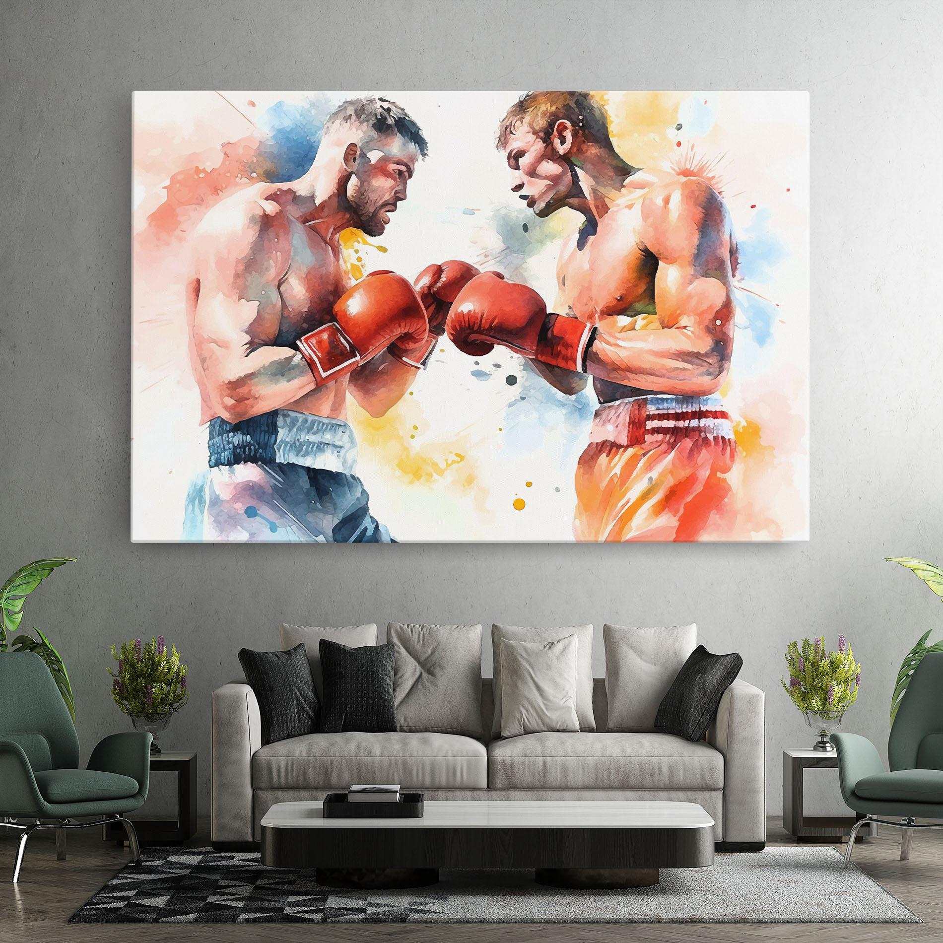 Tablou Canvas Boxing Match Art mockup 7