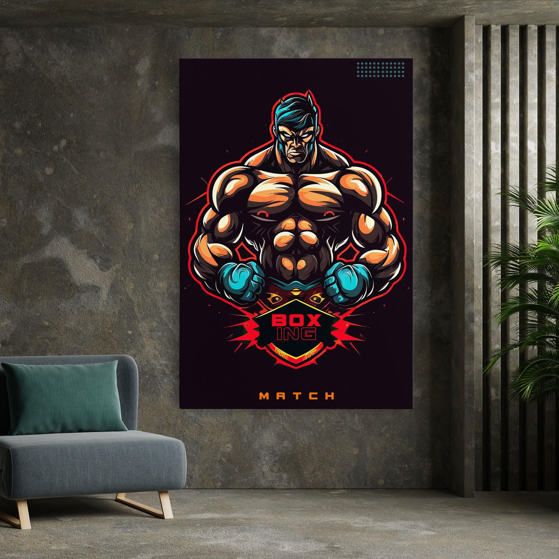 Tablou Canvas Light Blue Gloves mockup 7