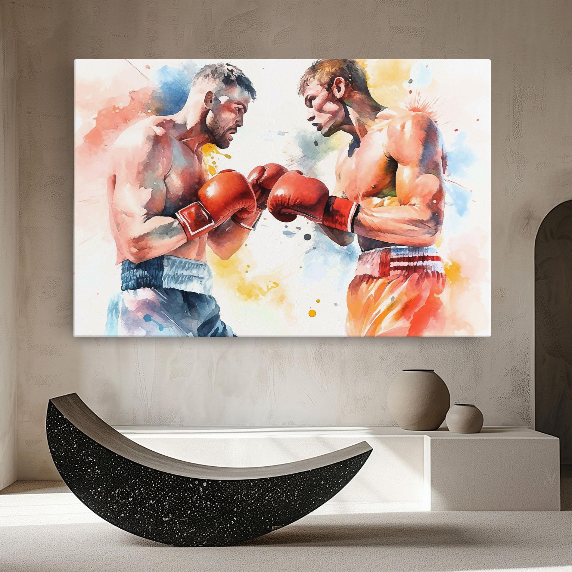 Tablou Canvas Boxing Match Art mockup 8