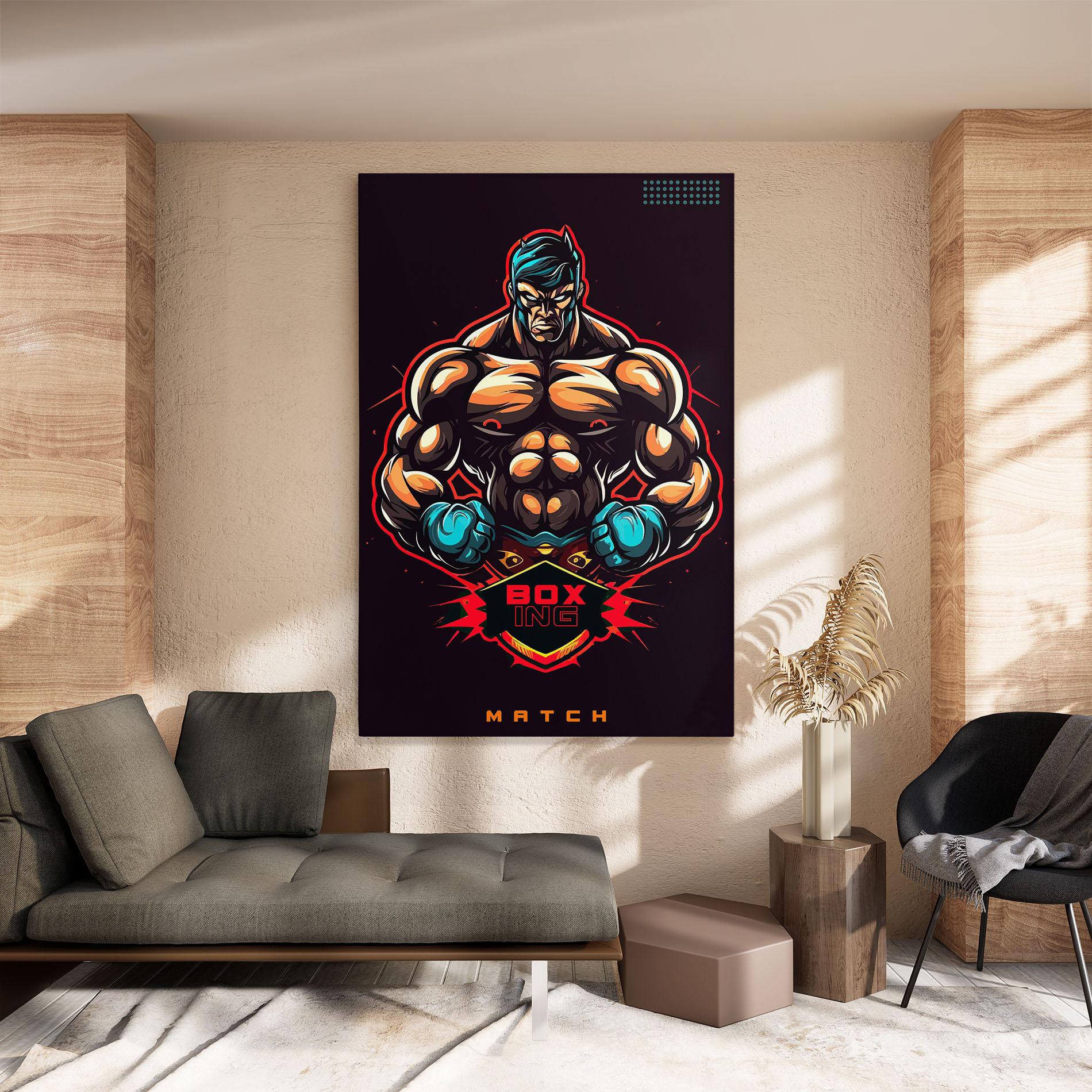 Tablou Canvas Light Blue Gloves mockup 8