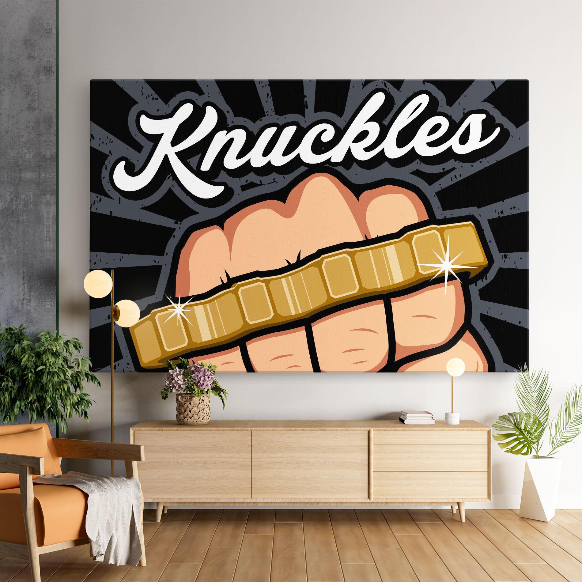 Tablou Canvas Knuckles mockup 9