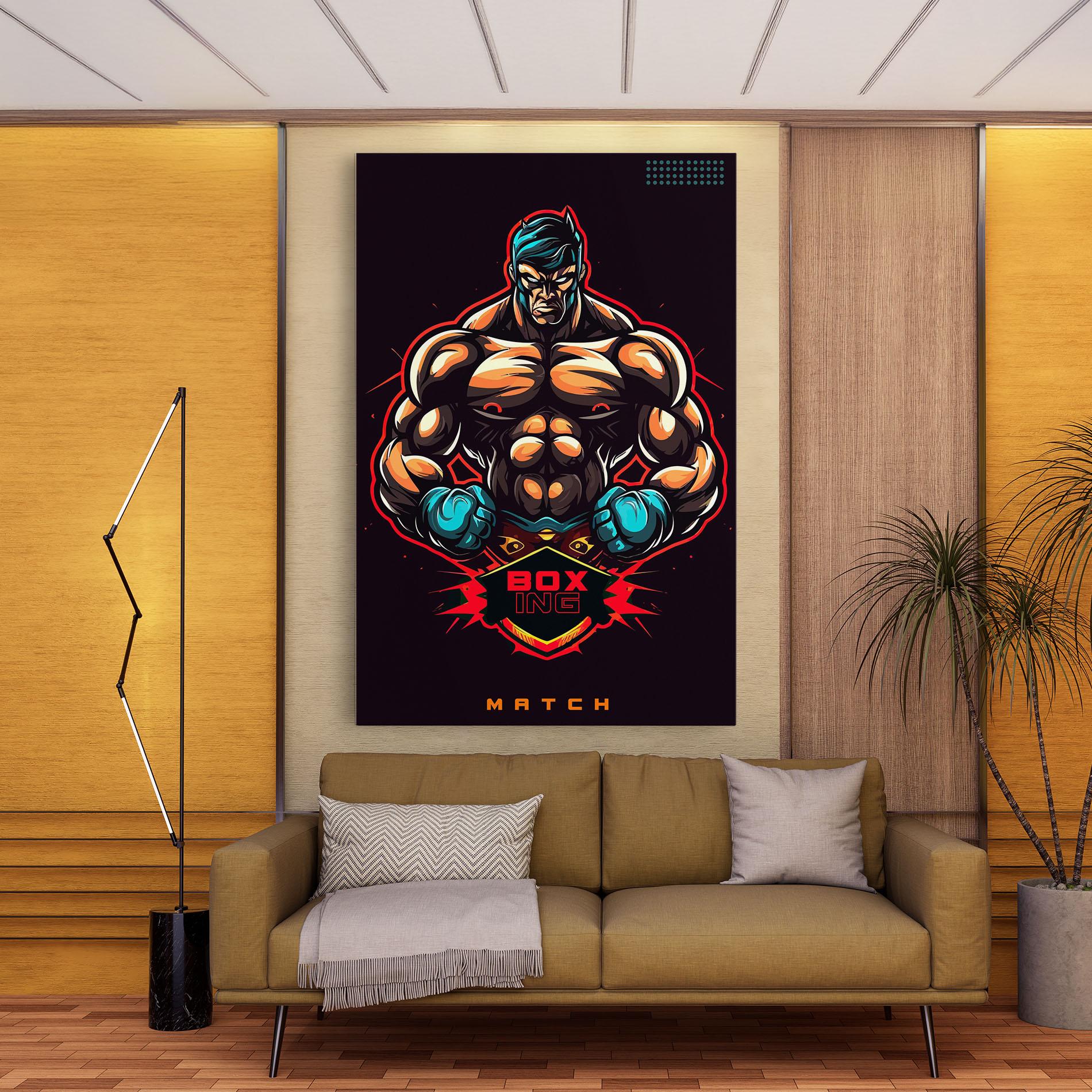 Tablou Canvas Light Blue Gloves mockup 9