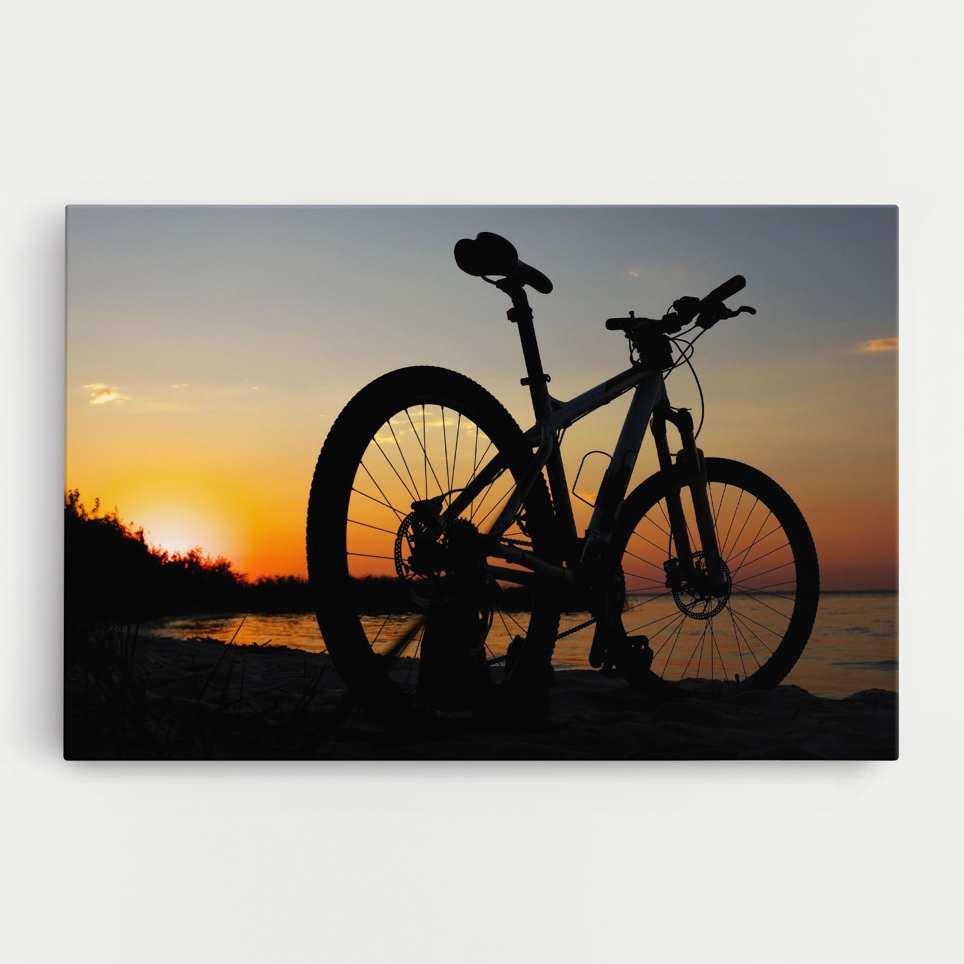 Beach Bike Silhouette mockup 0