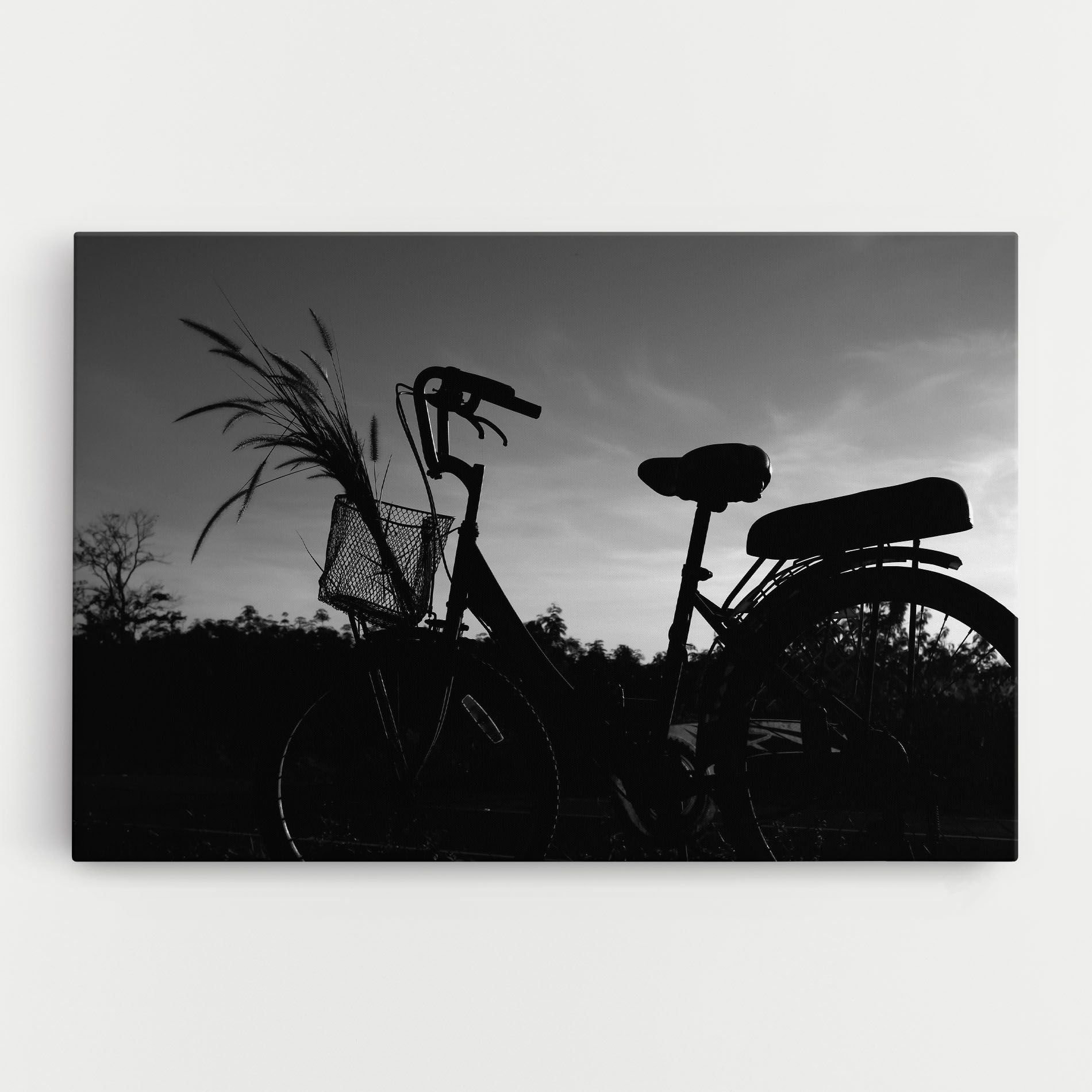 Black Bike Shilouette mockup 0