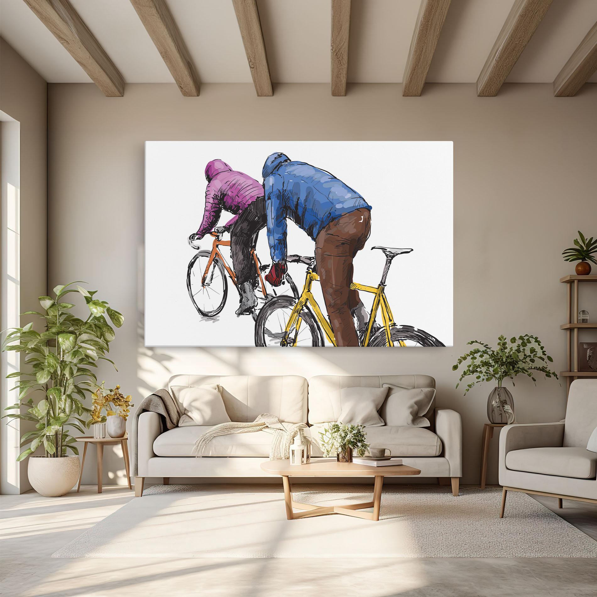 Tablou Canvas Bike Trip mockup 6