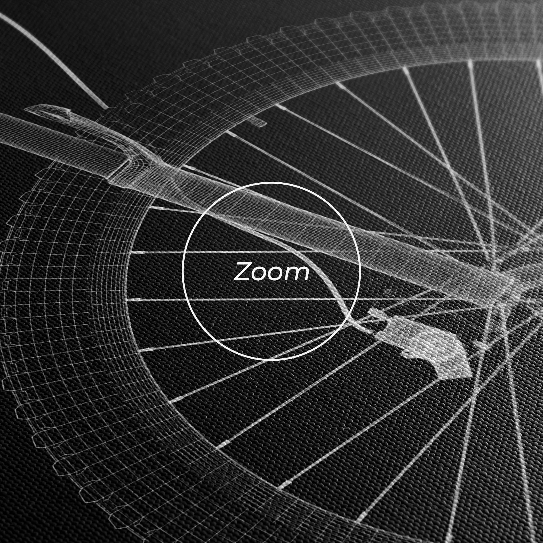 Tablou Canvas 3d White Model Bike mockup 3