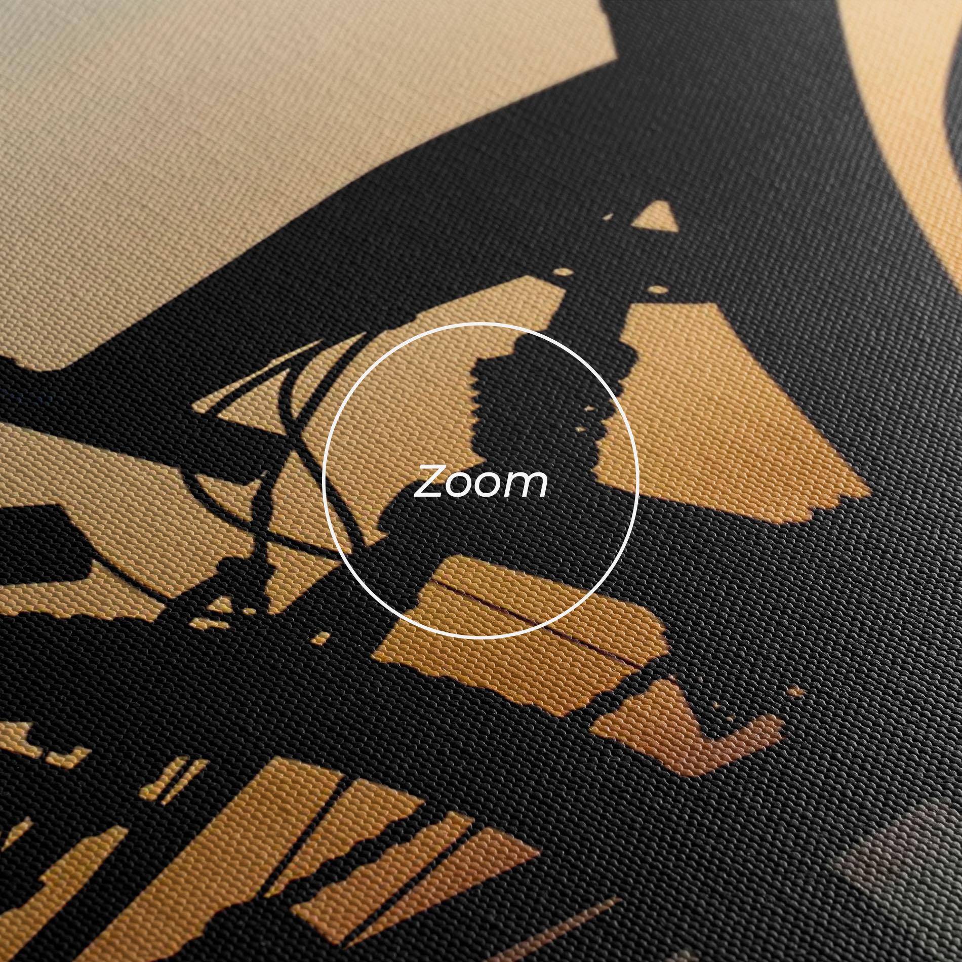 Tablou Canvas Beautiful Mtb Shilouette mockup 3