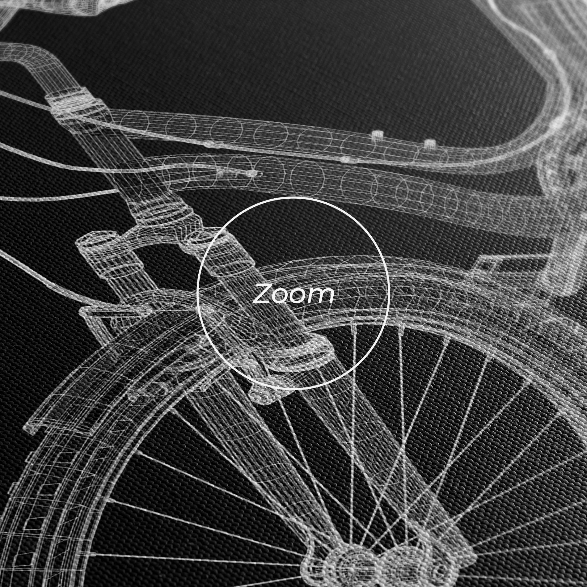 Tablou Canvas Bicycle 3d Model mockup 3