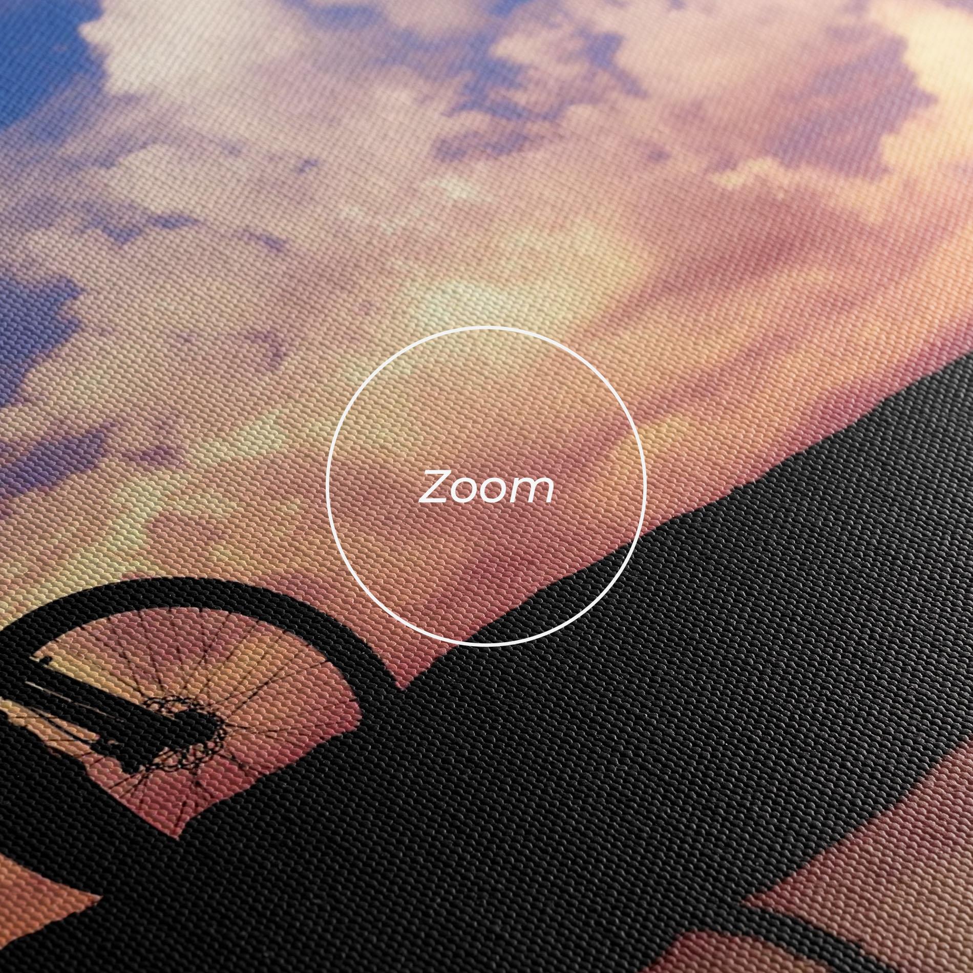 Tablou Canvas Bike Sunset mockup 3
